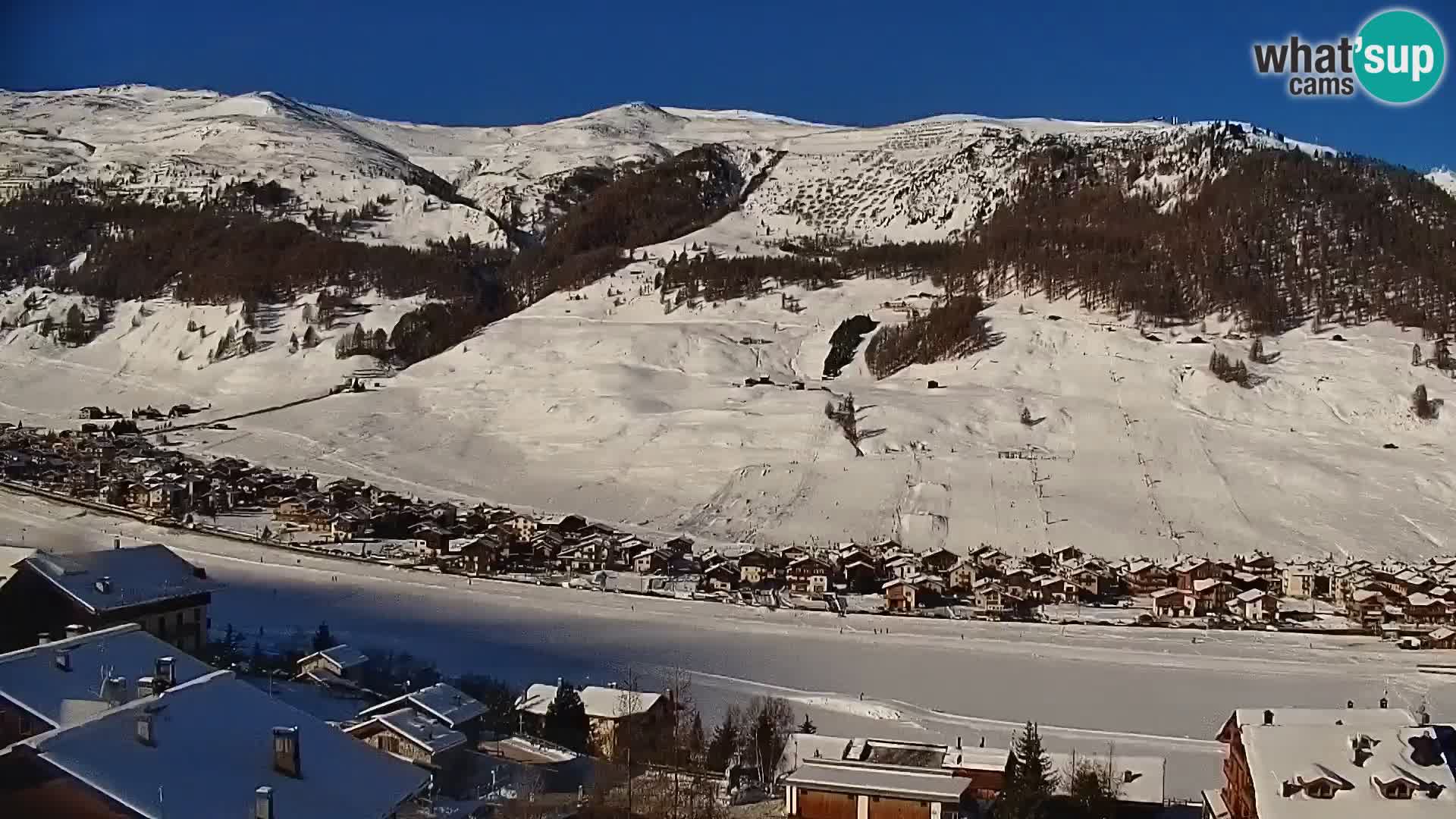 Amazing Livigno webcam panorama view from hotel Teola