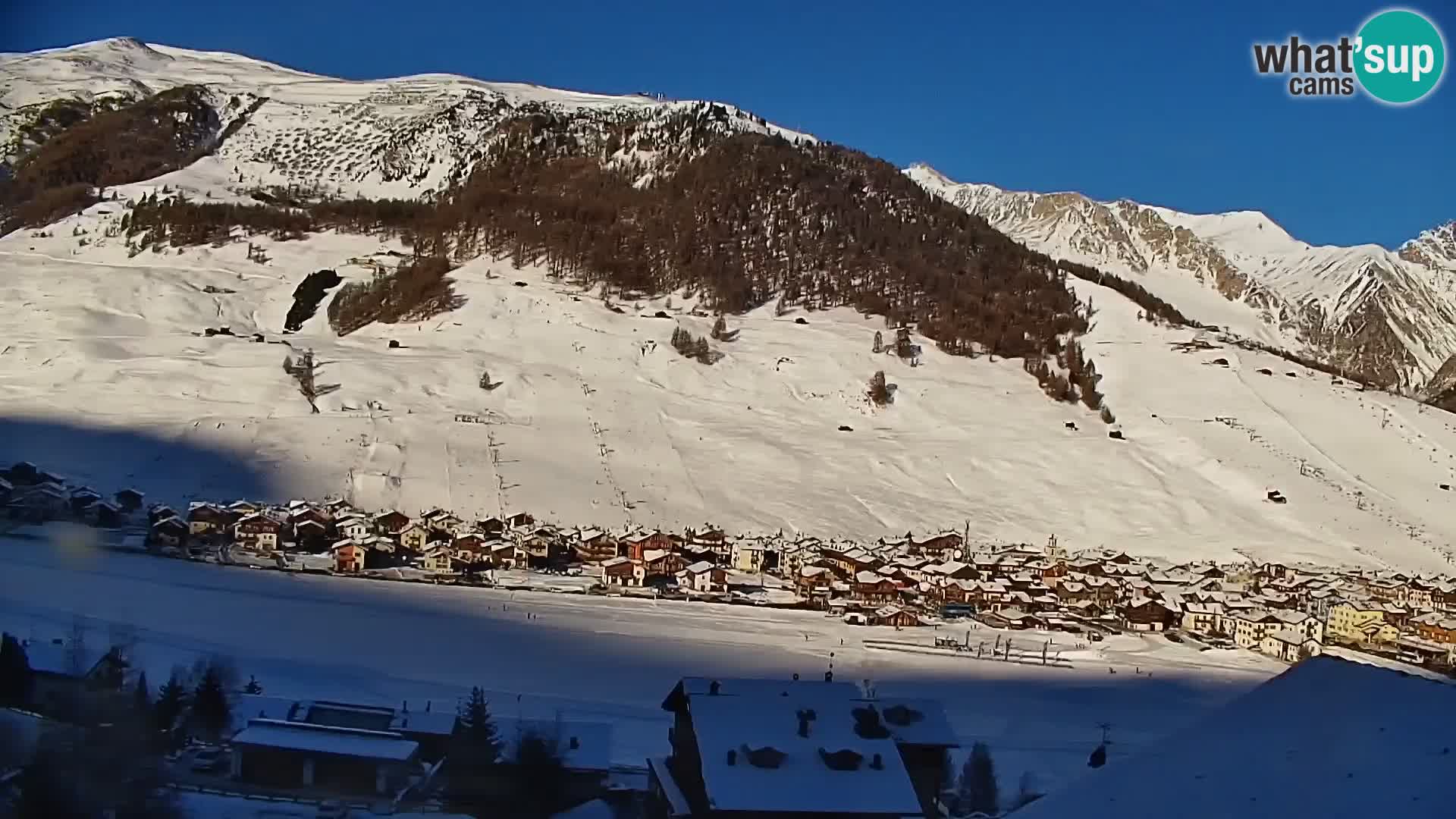 Amazing Livigno webcam panorama view from hotel Teola