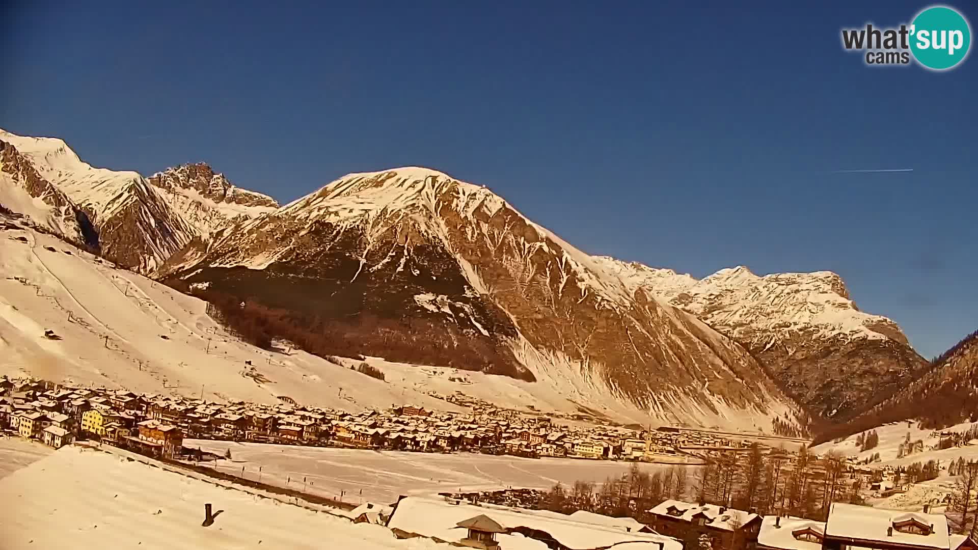 Amazing Livigno webcam panorama view from hotel Teola