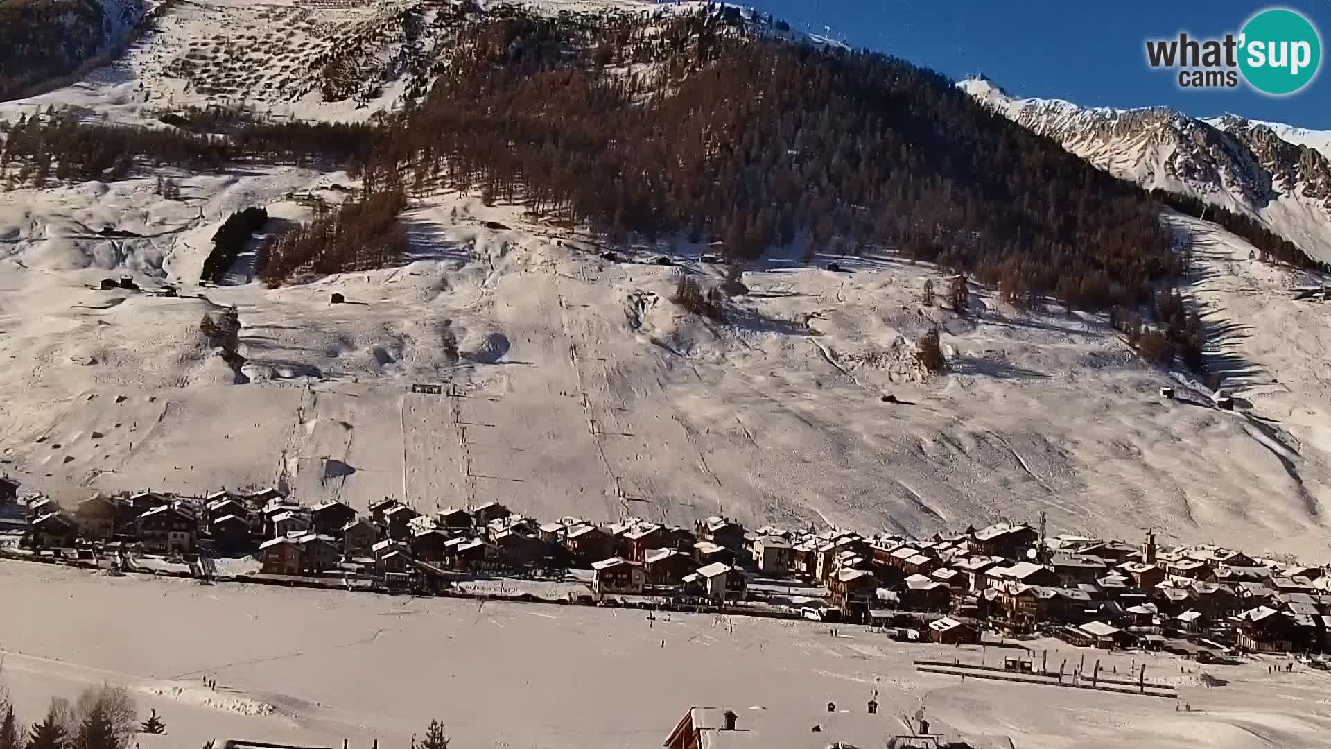 Amazing Livigno webcam panorama view from hotel Teola