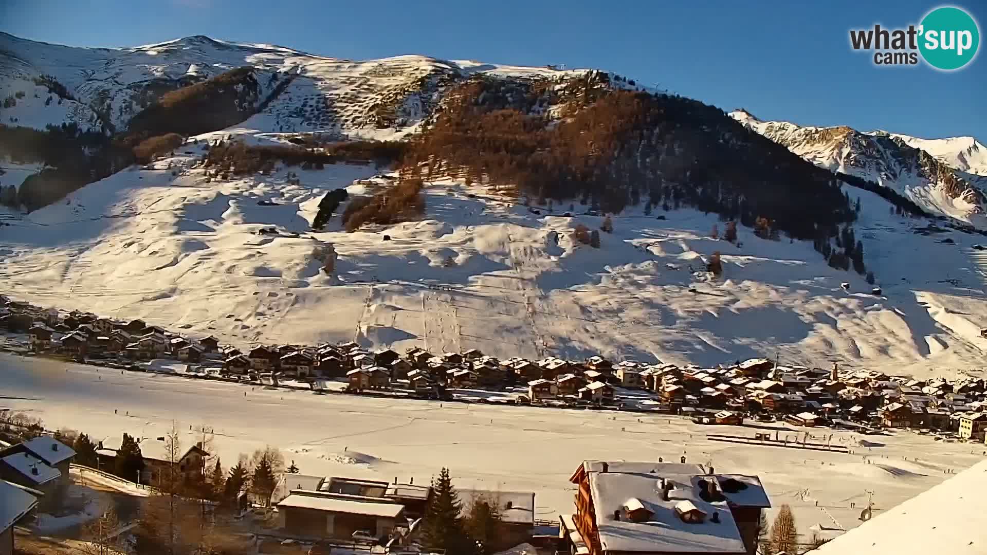 Amazing Livigno webcam panorama view from hotel Teola