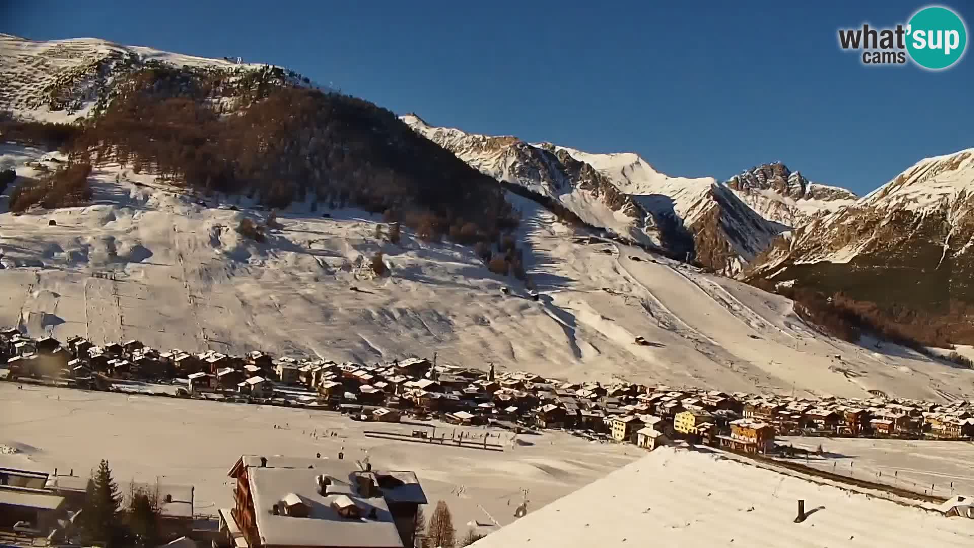 Amazing Livigno webcam panorama view from hotel Teola