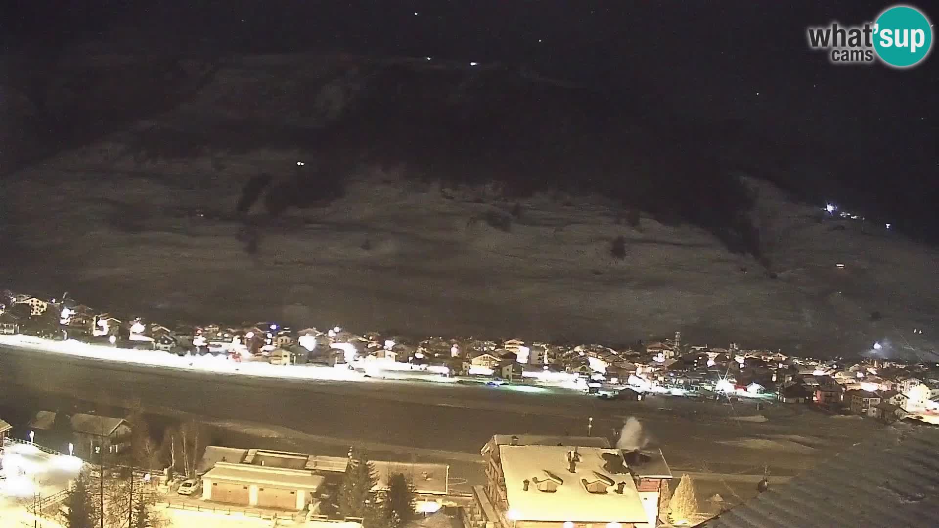 Amazing Livigno webcam panorama view from hotel Teola