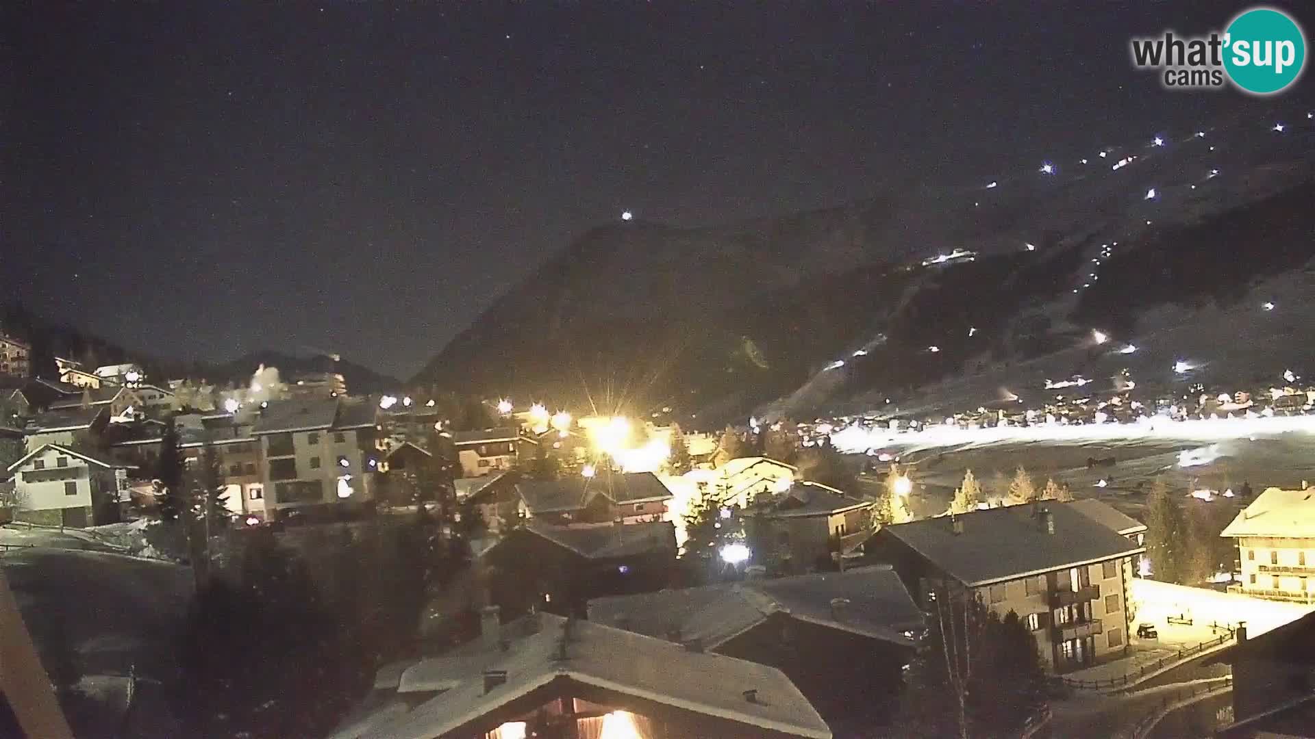 Amazing Livigno webcam panorama view from hotel Teola