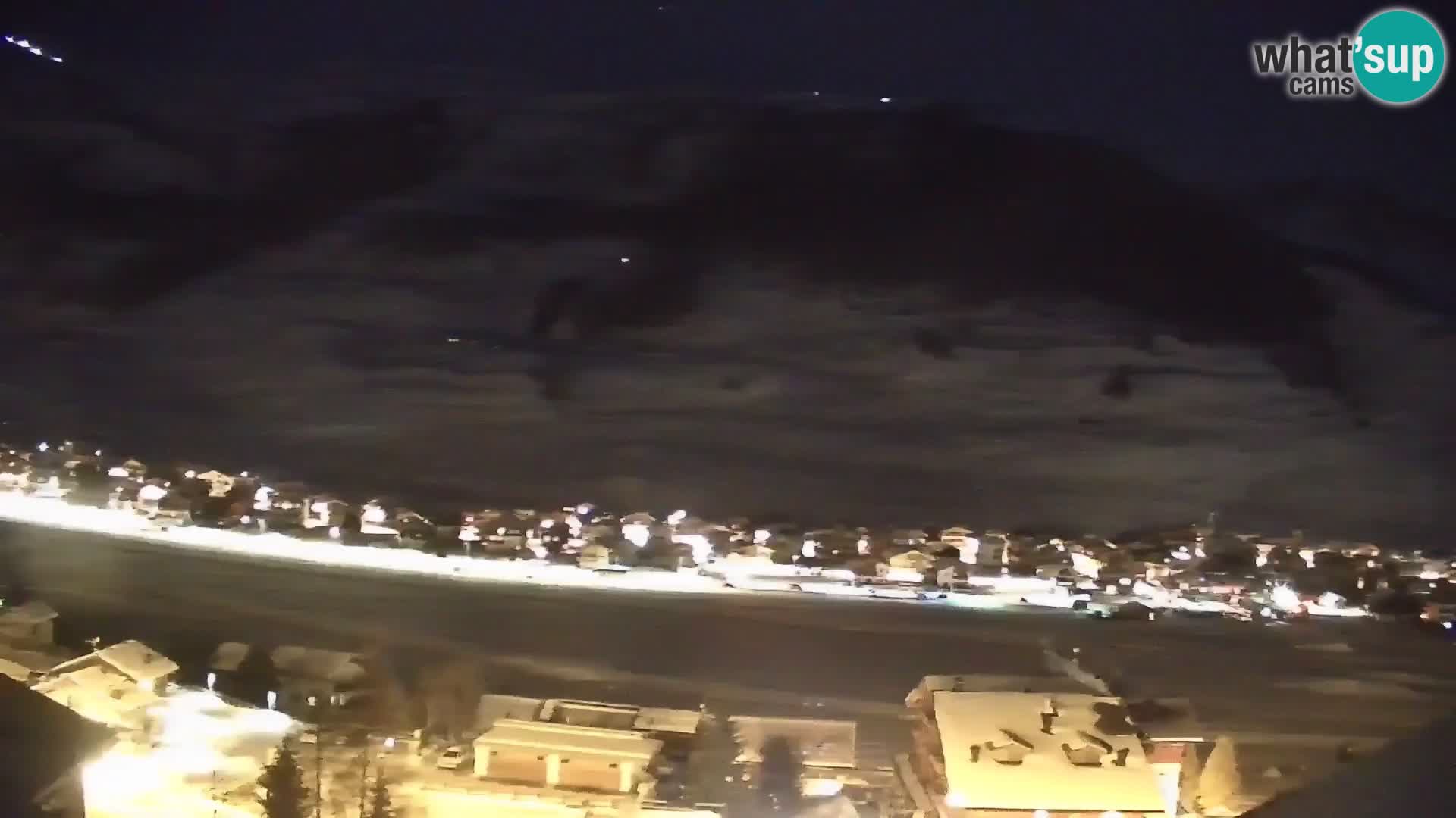 Amazing Livigno webcam panorama view from hotel Teola