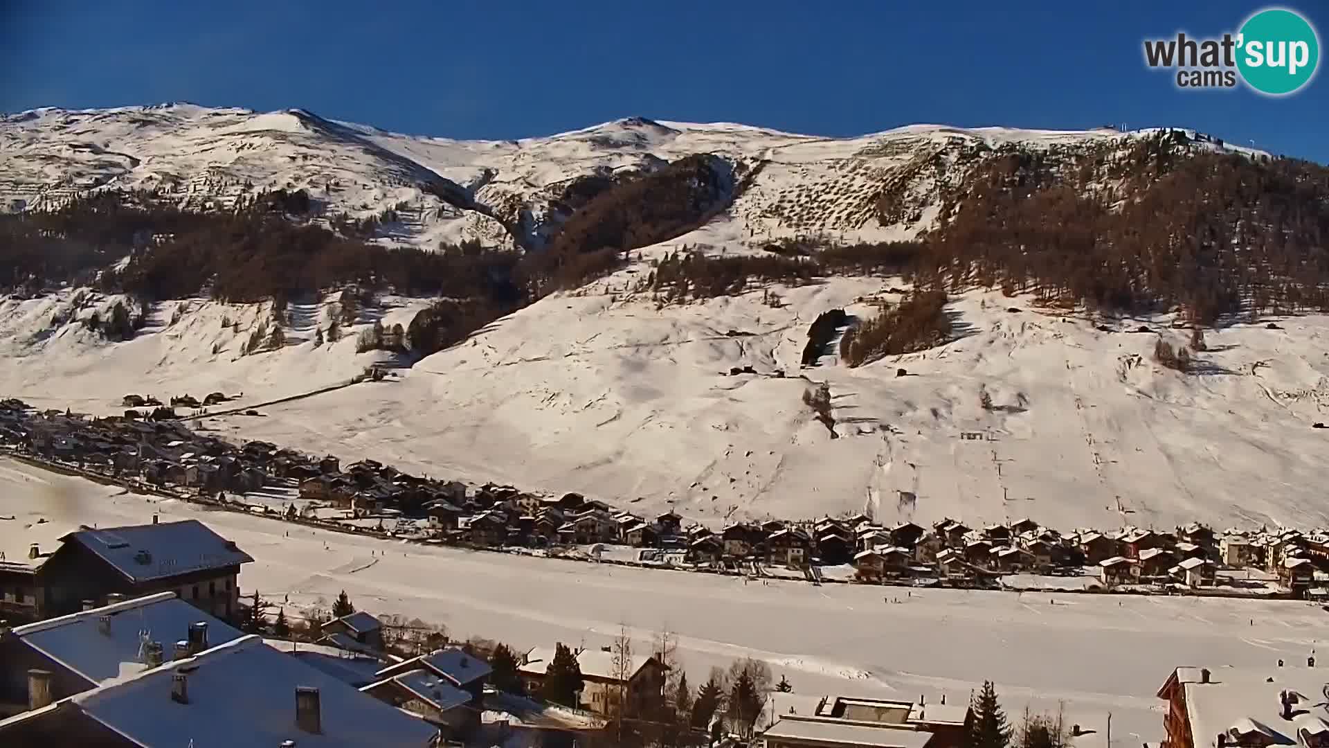 Amazing Livigno webcam panorama view from hotel Teola