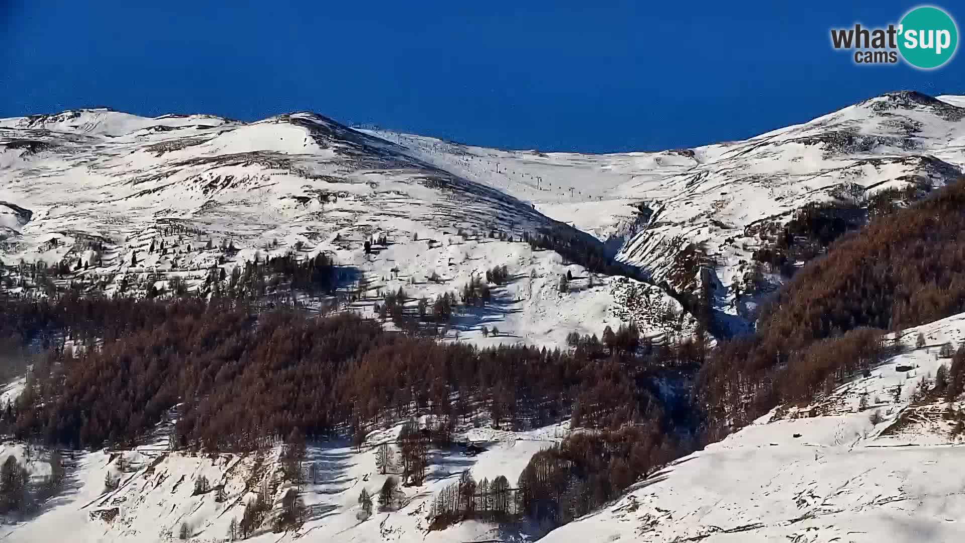 Superbe web camera Livigno, vue panoramique depuis l’hôtel Teola