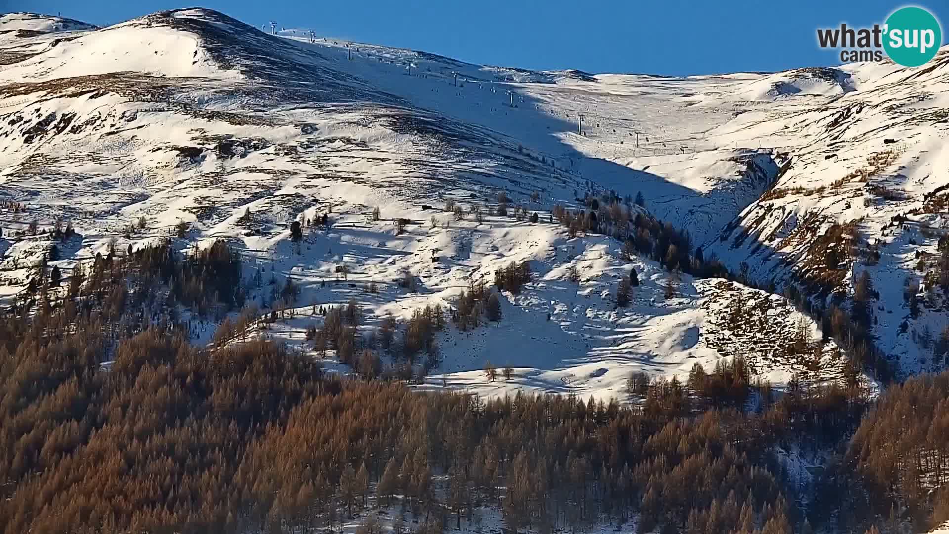 Neverjetna spletna kamera Livigno, panoramski pogled iz hotela Teola