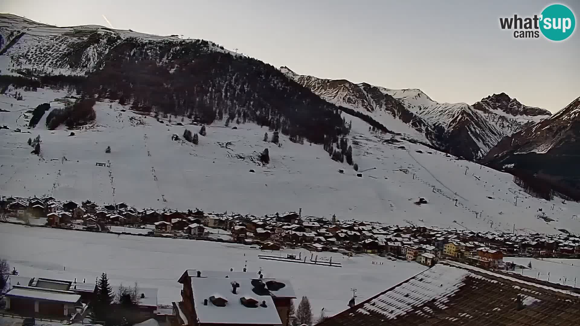 Erstaunliche Livigno Kamera, Panoramablick vom Hotel Teola