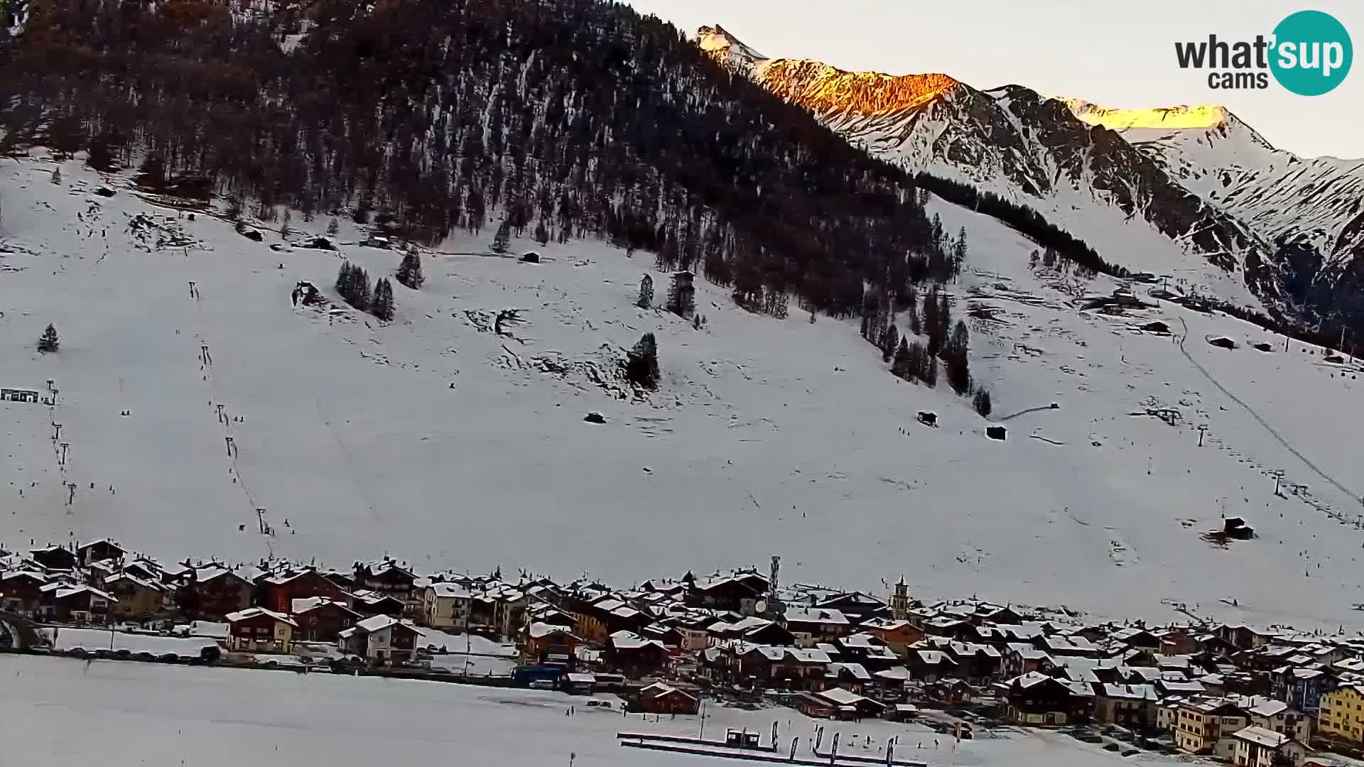 Stupenda webcam Livigno, vista panoramica dall’hotel Teola