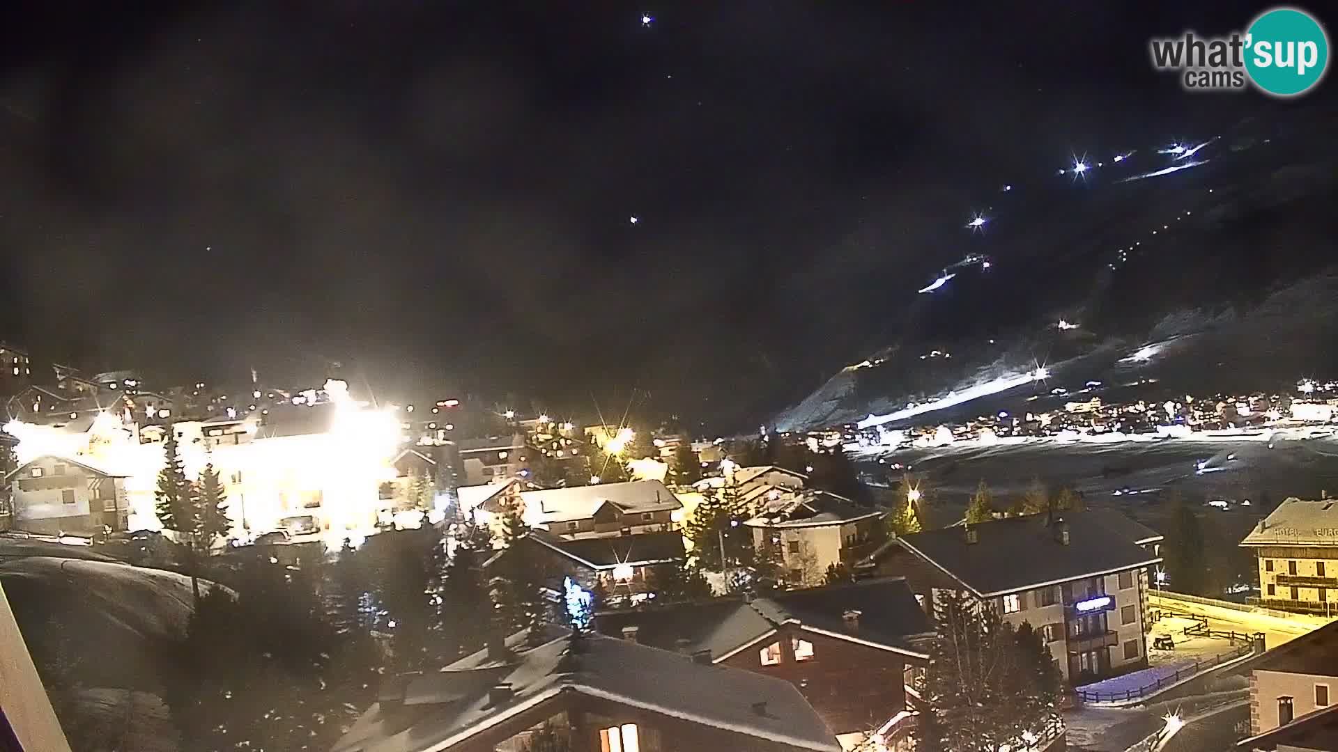 Stupenda webcam Livigno panoramica dall’hotel Teola