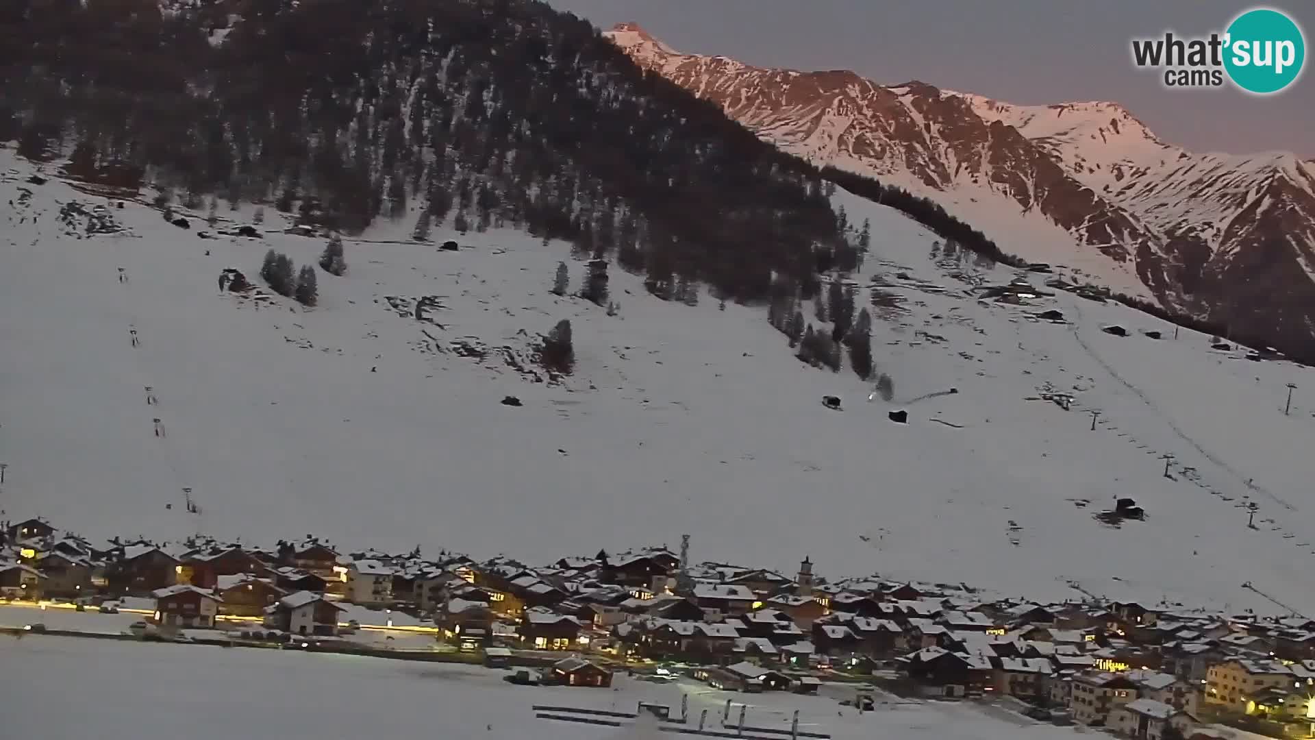 Stupenda webcam Livigno, vista panoramica dall’hotel Teola