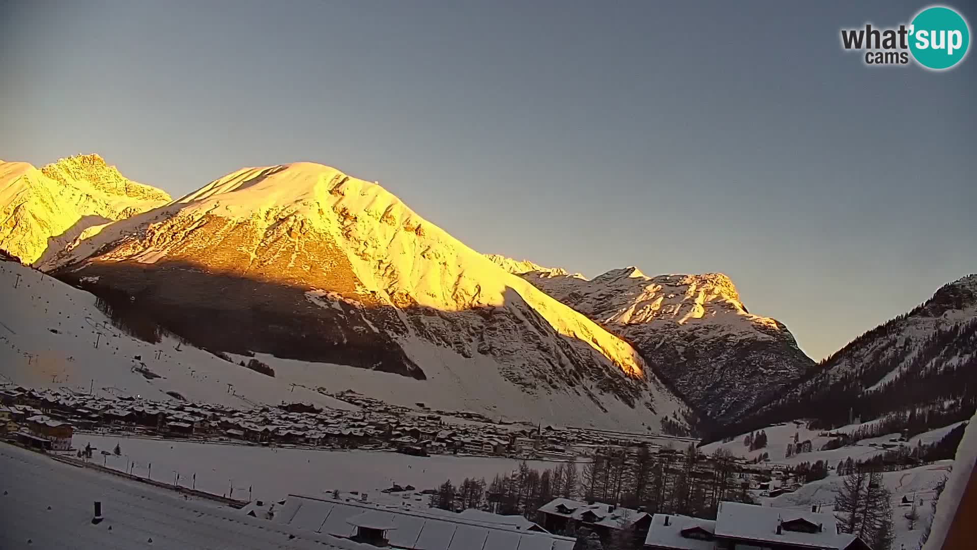 Erstaunliche Livigno Kamera, Panoramablick vom Hotel Teola