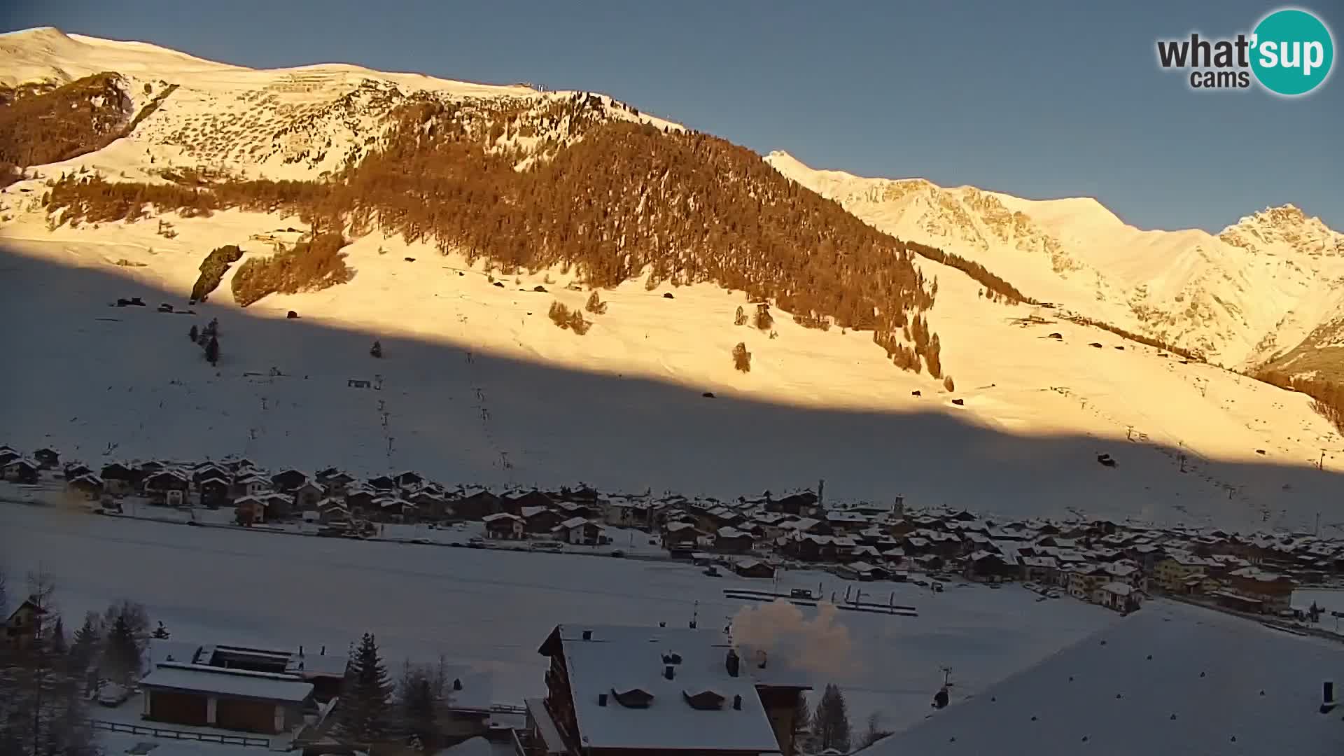 Amazing Livigno webcam panorama view from hotel Teola