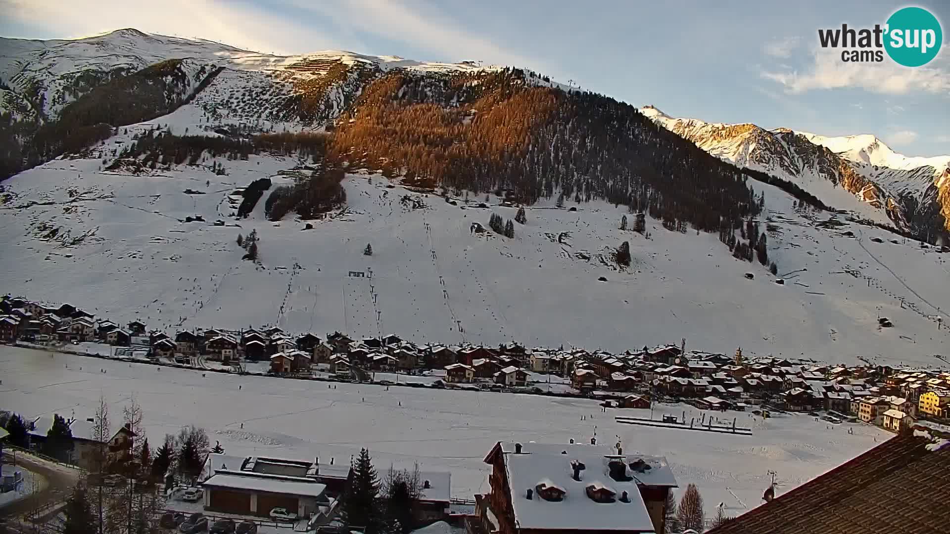 Amazing Livigno webcam panorama view from hotel Teola