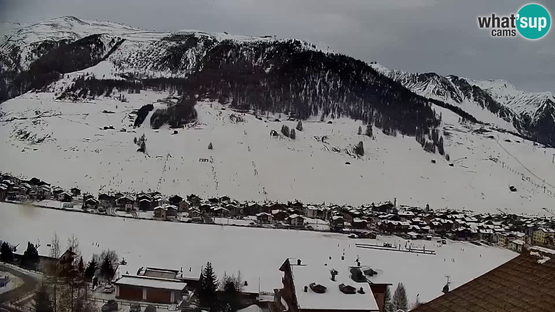 Amazing Livigno webcam panorama view from hotel Teola