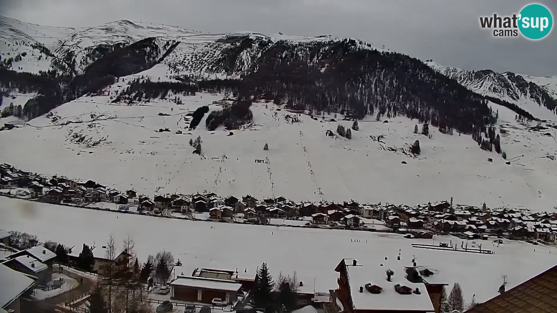 Amazing Livigno webcam panorama view from hotel Teola