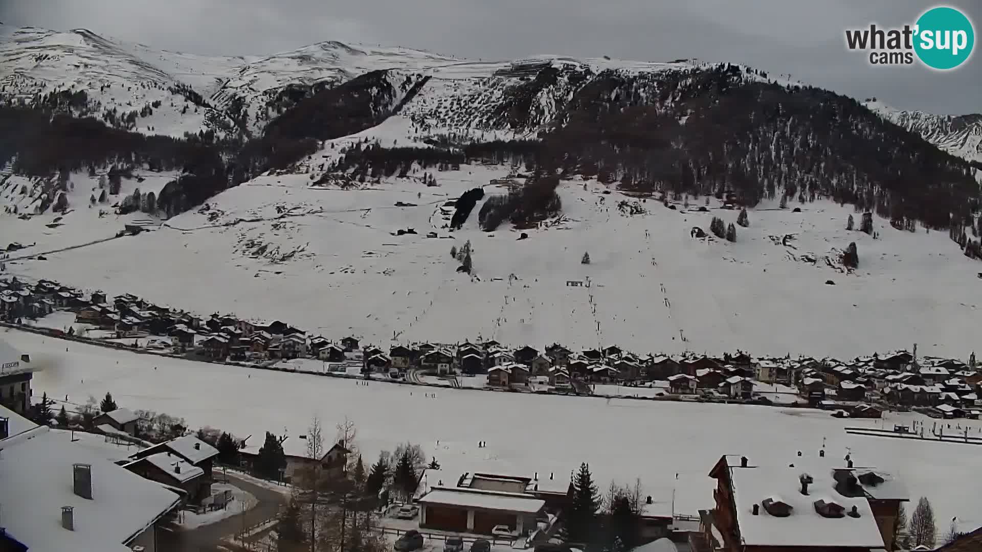 Amazing Livigno webcam panorama view from hotel Teola