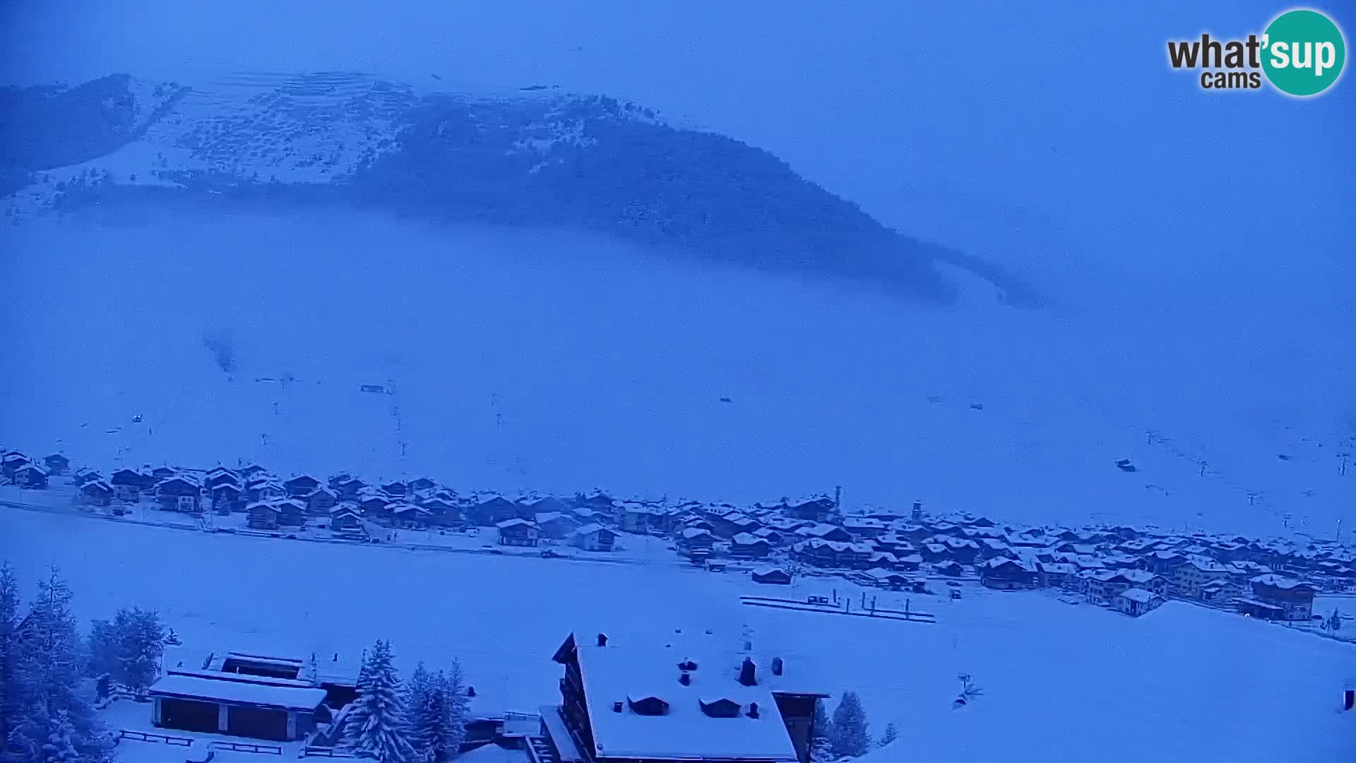 Increíble webcam de Livigno, vista panorámica desde el hotel Teola