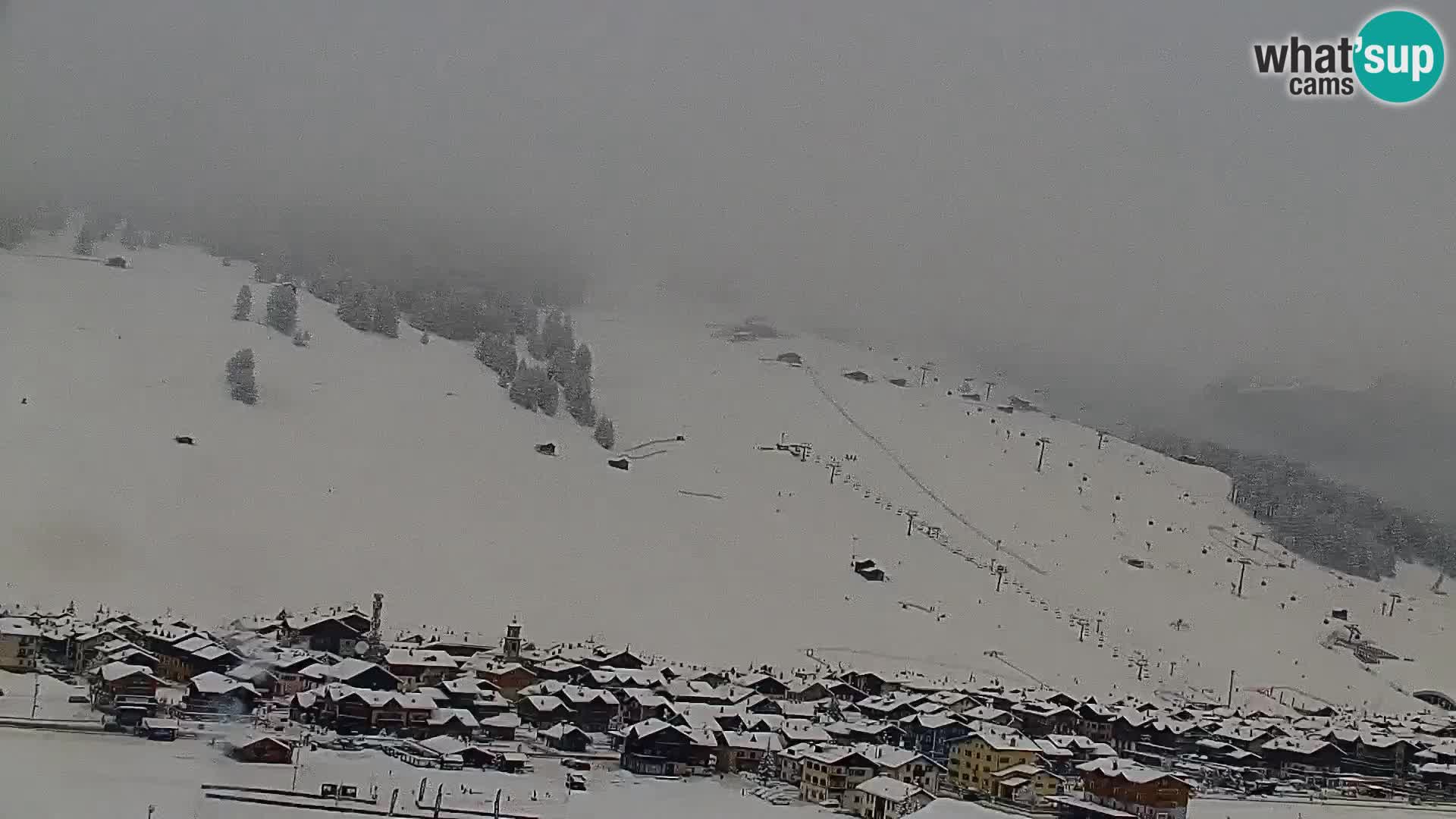 Superbe web camera Livigno, vue panoramique depuis l’hôtel Teola