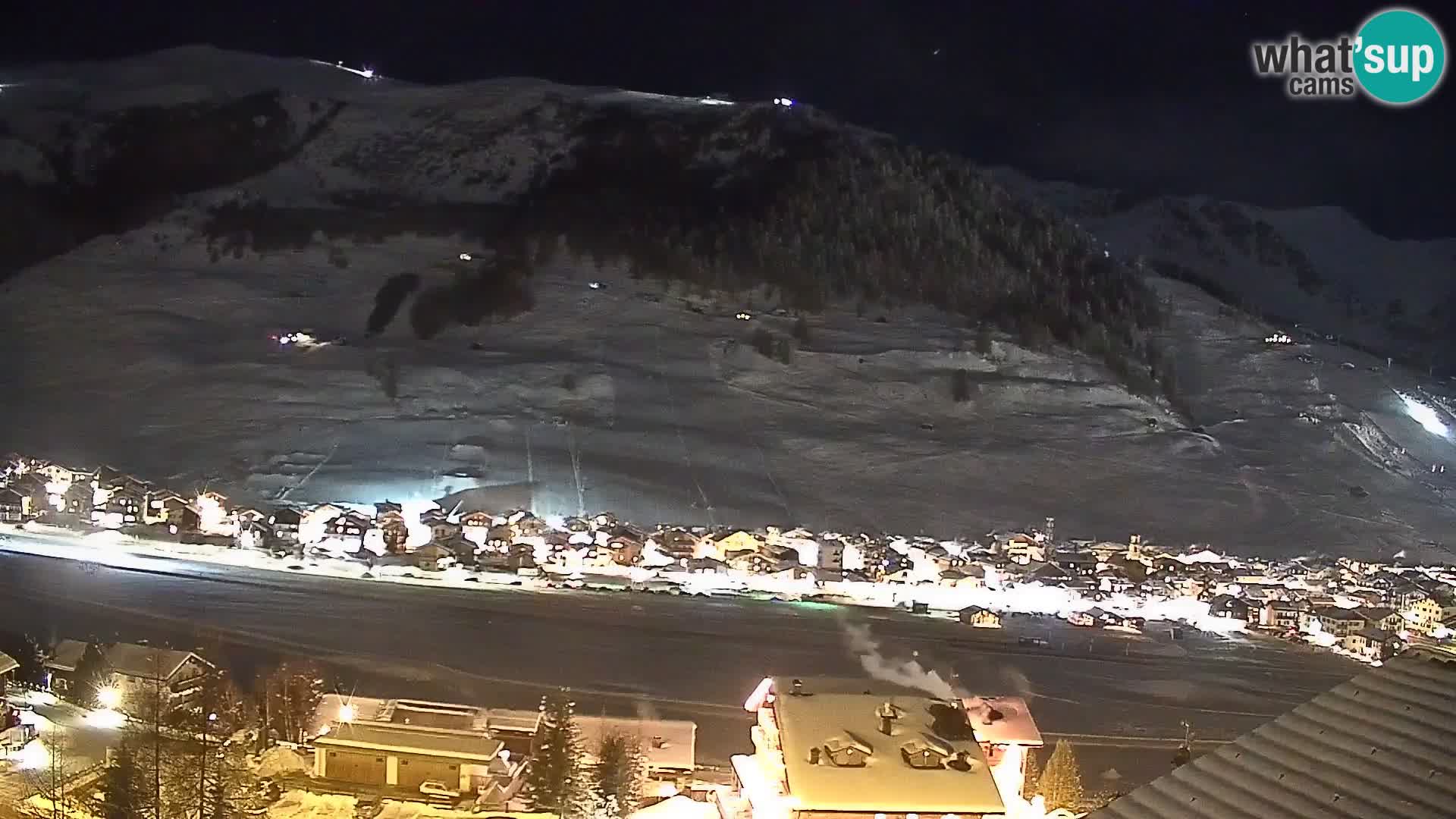 Erstaunliche Livigno Kamera, Panoramablick vom Hotel Teola