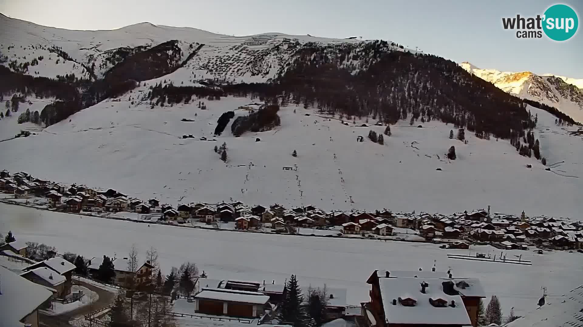 Amazing Livigno webcam panorama view from hotel Teola