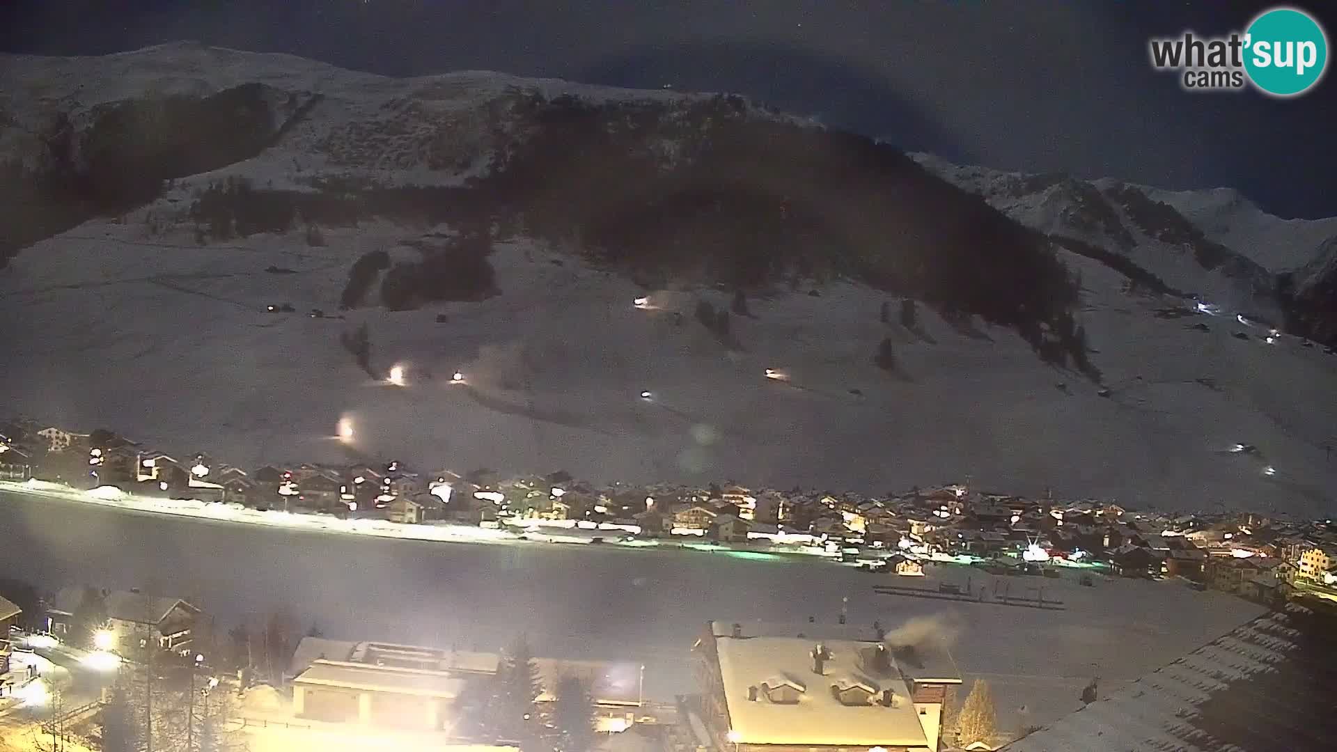 Amazing Livigno webcam panorama view from hotel Teola