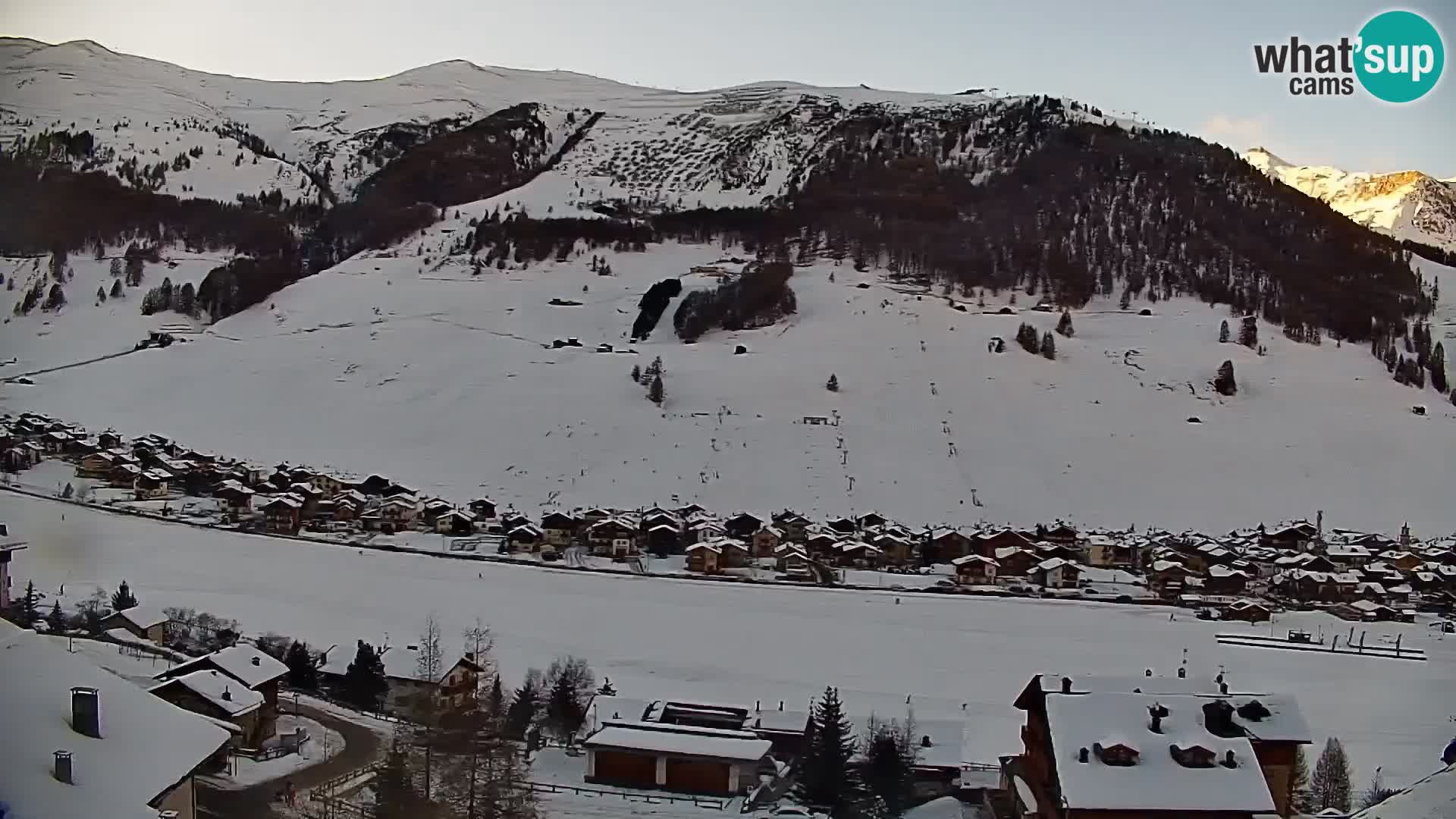 Amazing Livigno webcam panorama view from hotel Teola