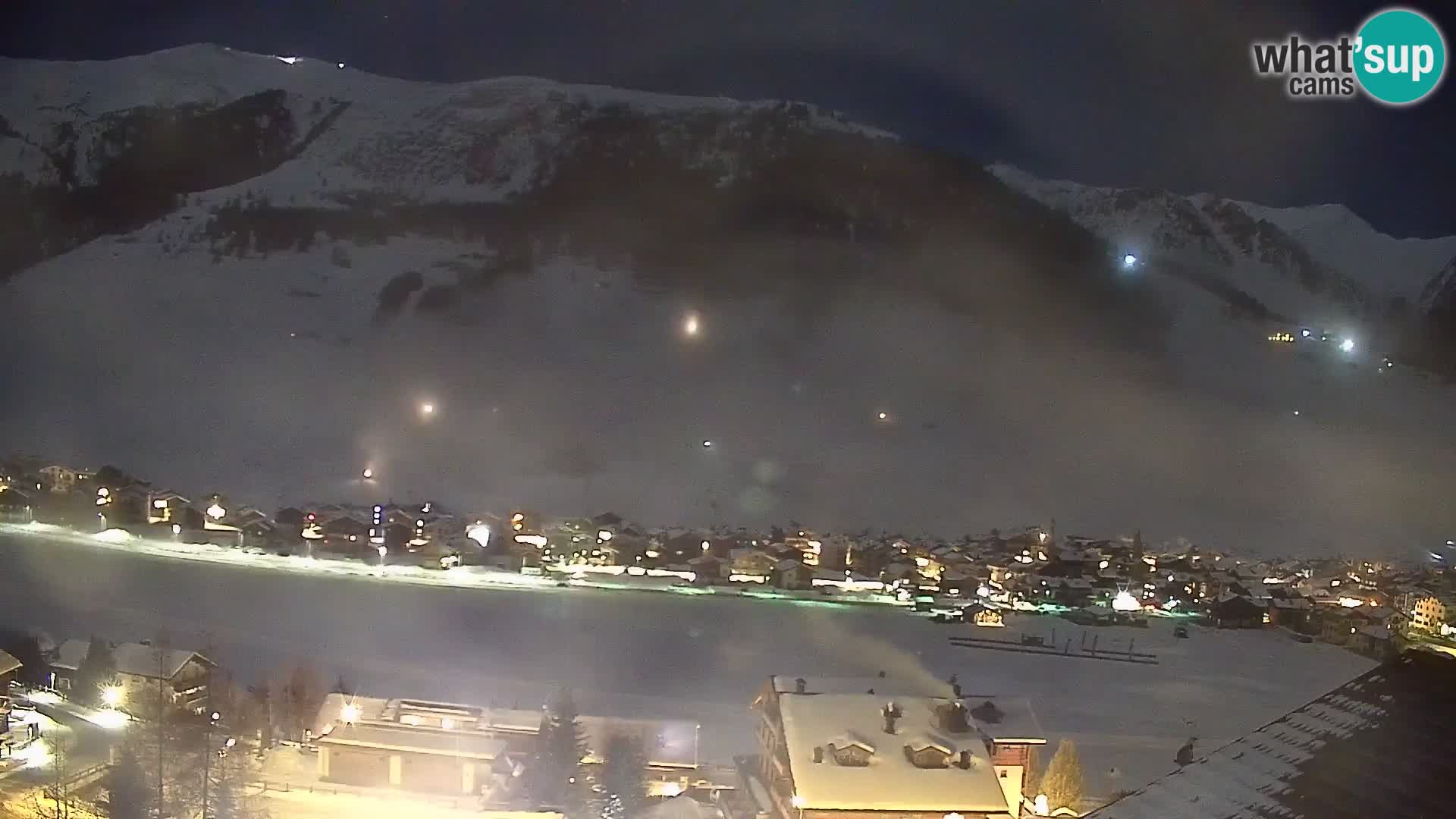 Amazing Livigno webcam panorama view from hotel Teola