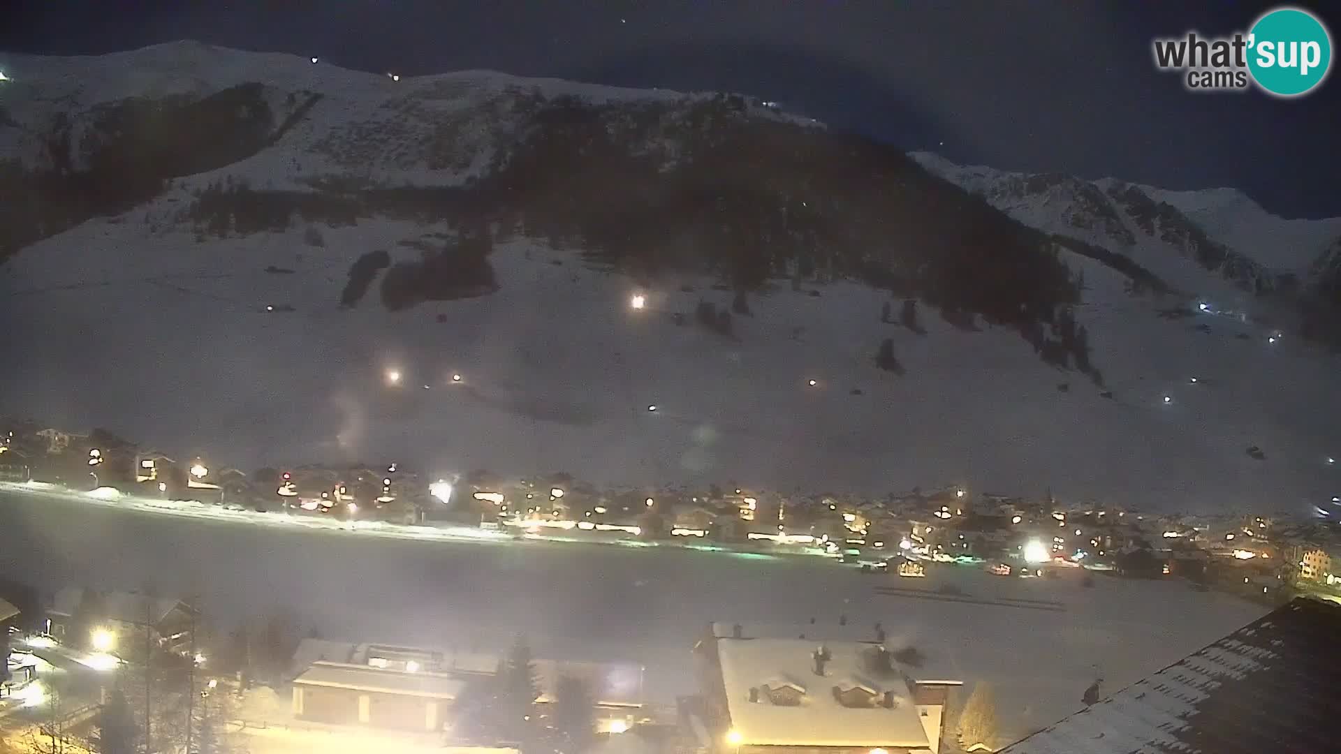 Superbe web camera Livigno, vue panoramique depuis l’hôtel Teola