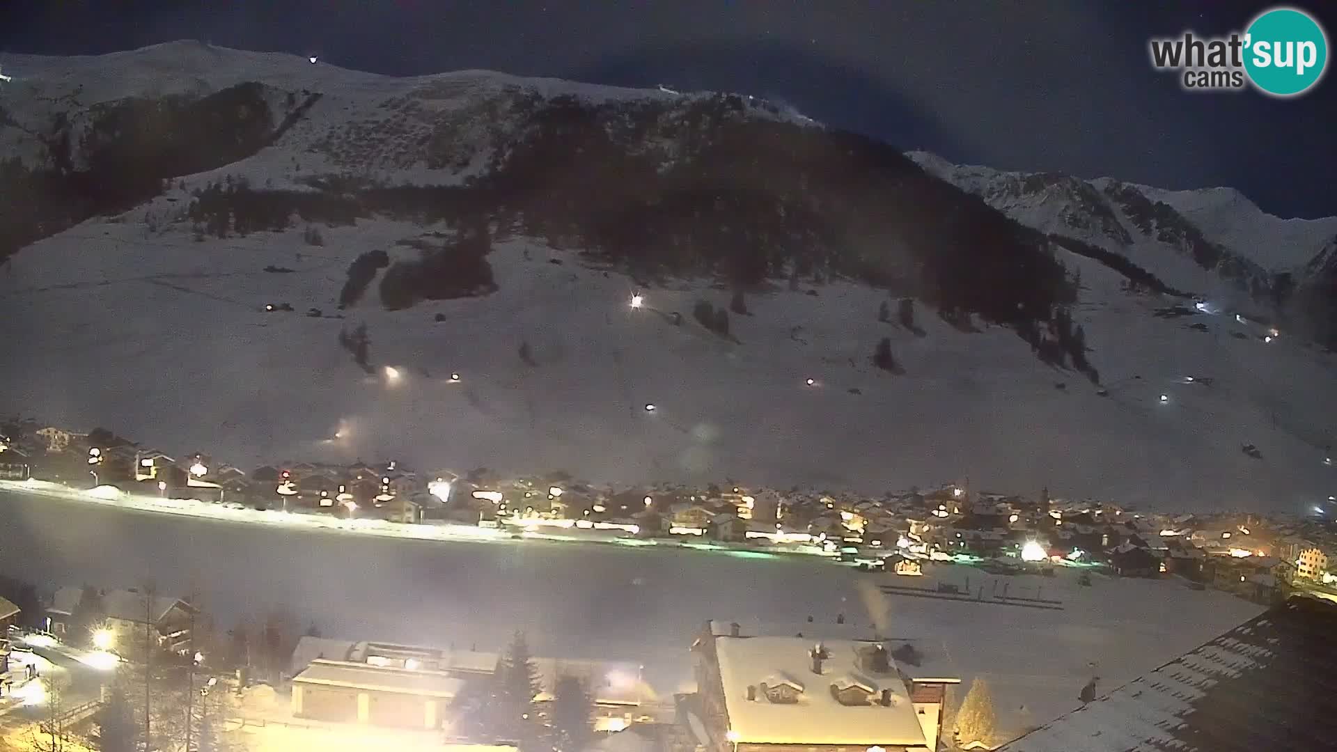 Superbe web camera Livigno, vue panoramique depuis l’hôtel Teola