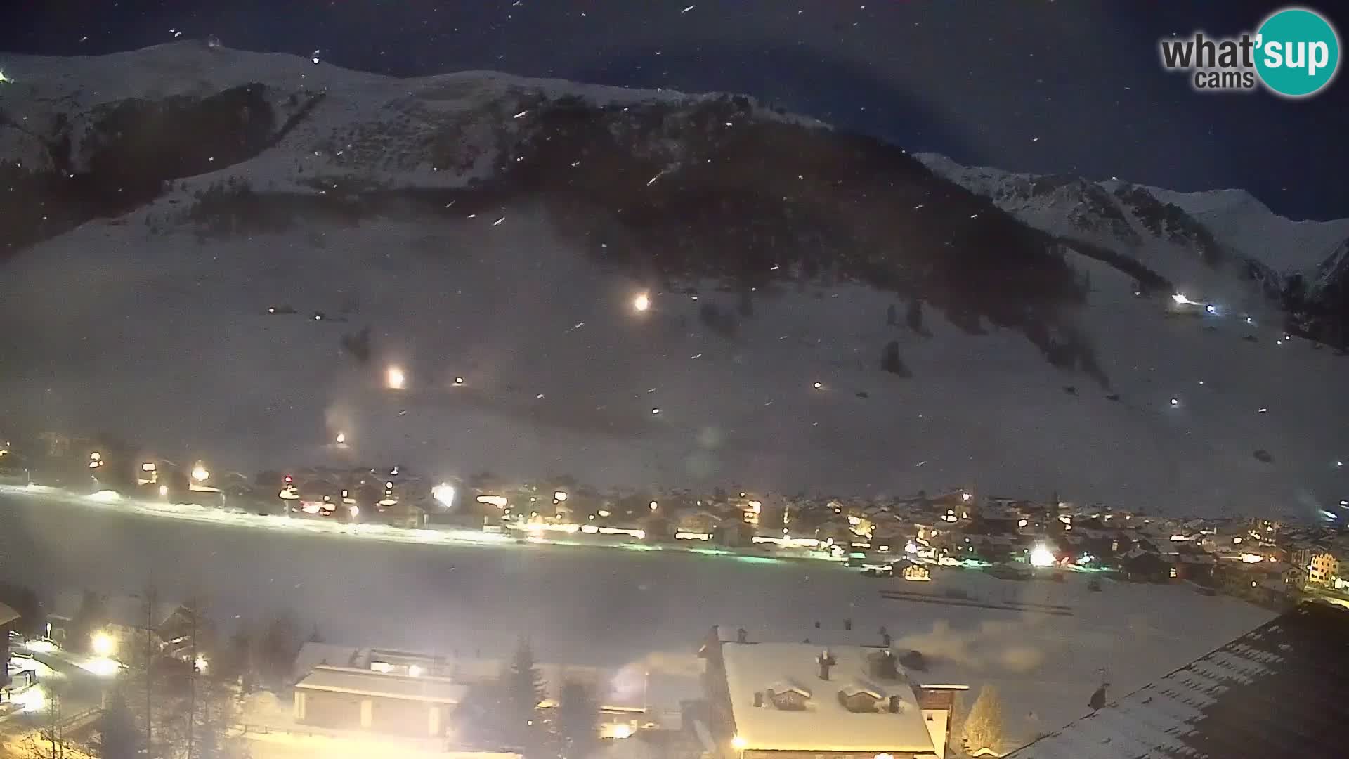 Increíble webcam de Livigno, vista panorámica desde el hotel Teola