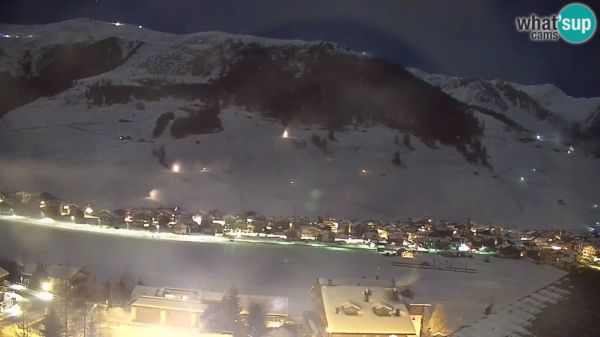 Superbe web camera Livigno, vue panoramique depuis l’hôtel Teola