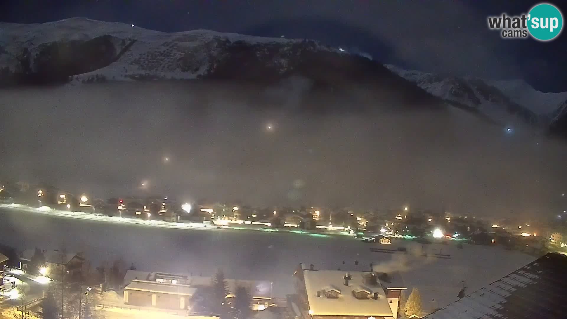 Superbe web camera Livigno, vue panoramique depuis l’hôtel Teola