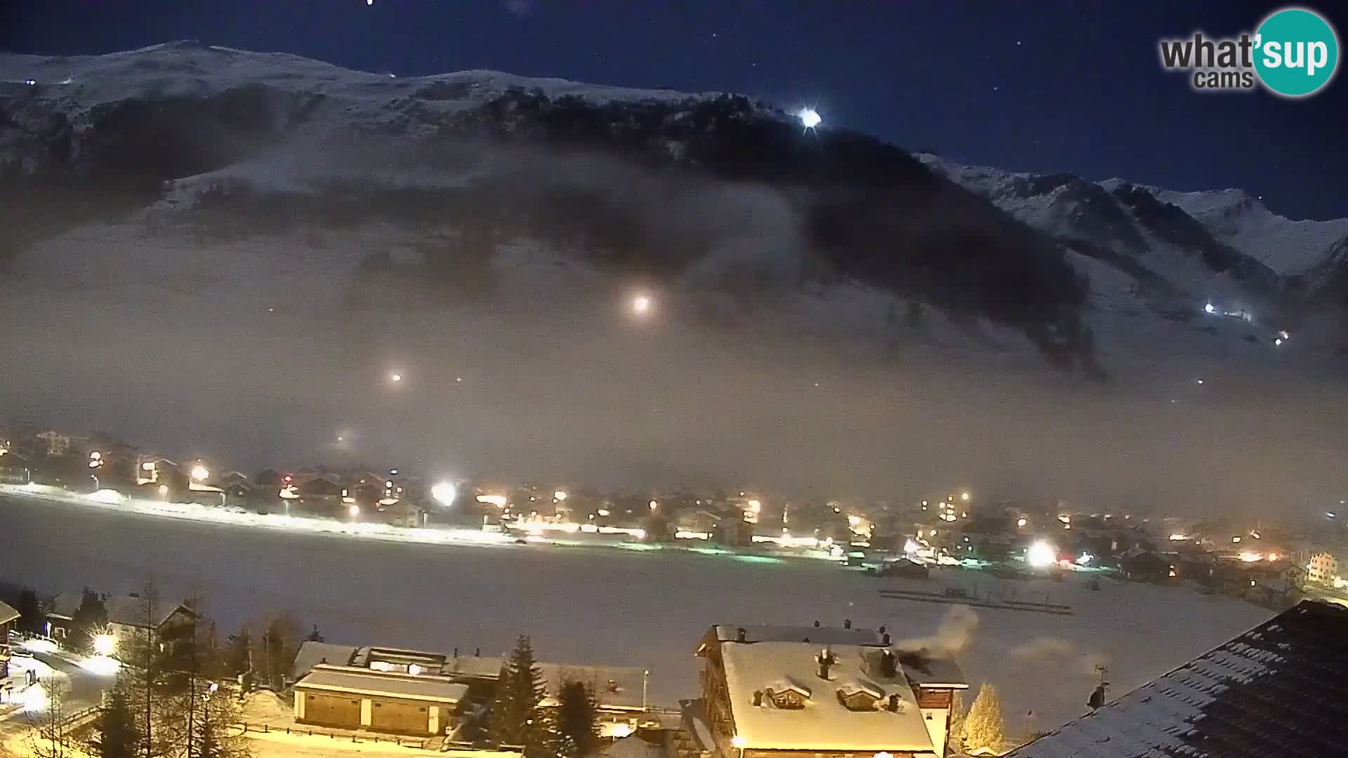 Superbe web camera Livigno, vue panoramique depuis l’hôtel Teola