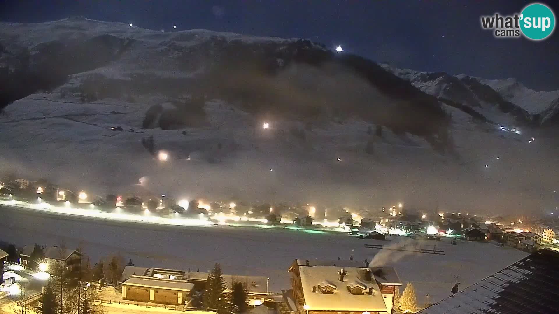 Superbe web camera Livigno, vue panoramique depuis l’hôtel Teola