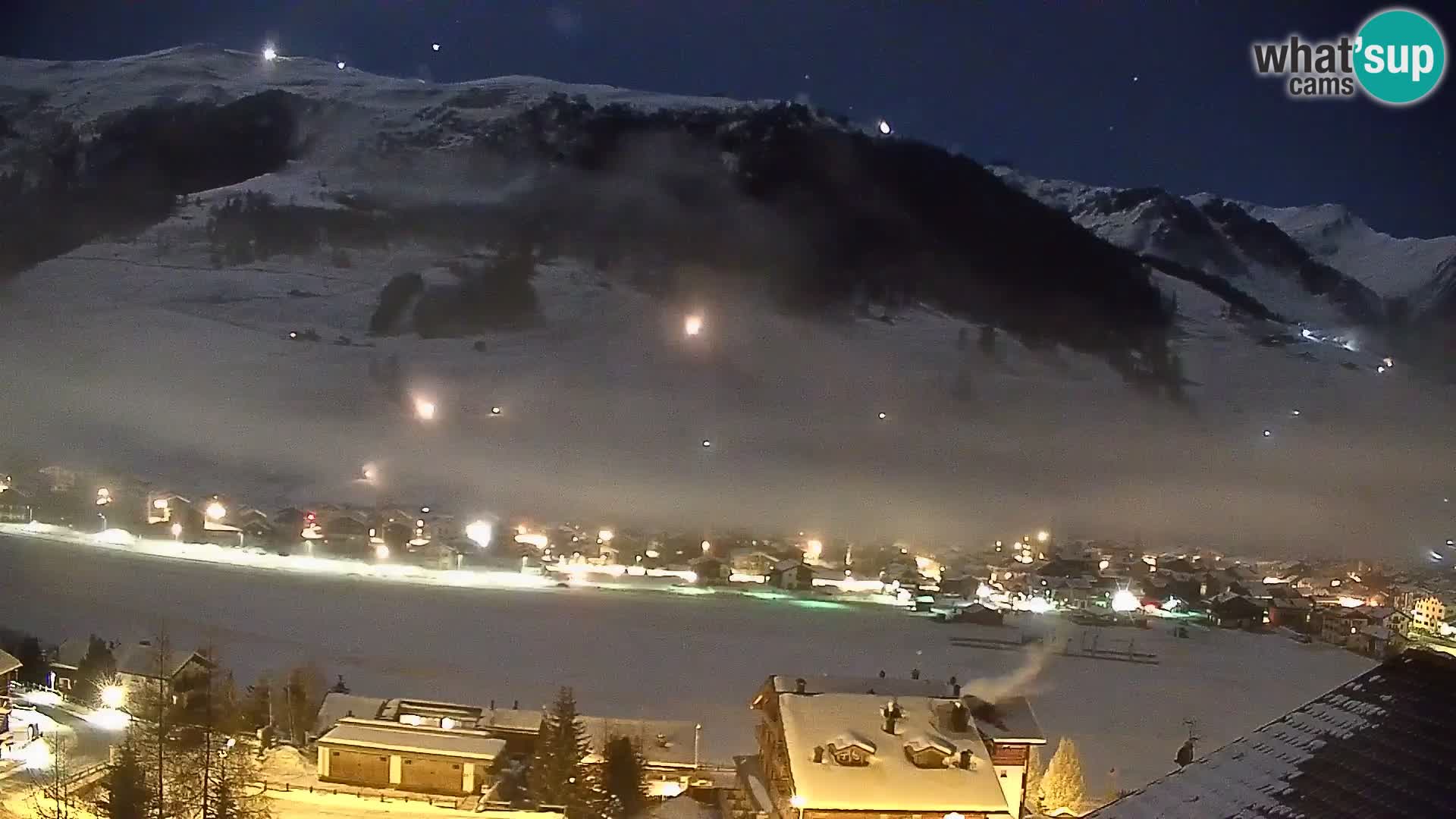 Superbe web camera Livigno, vue panoramique depuis l’hôtel Teola