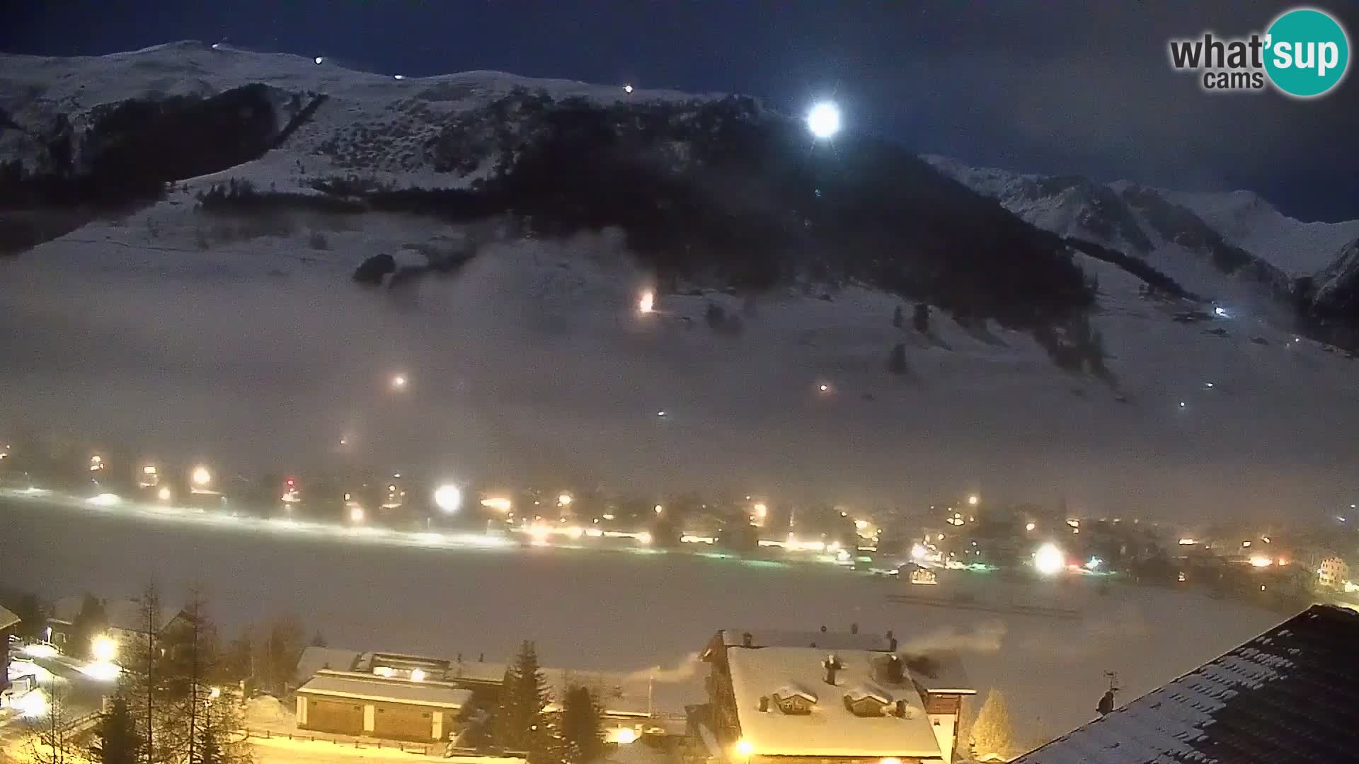 Superbe web camera Livigno, vue panoramique depuis l’hôtel Teola