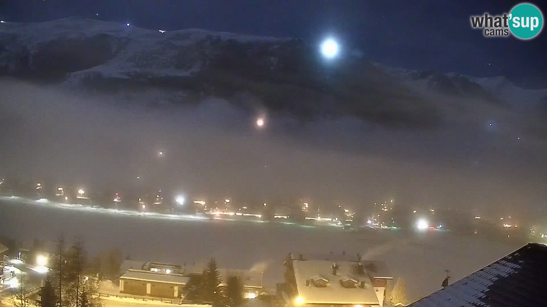 Superbe web camera Livigno, vue panoramique depuis l’hôtel Teola