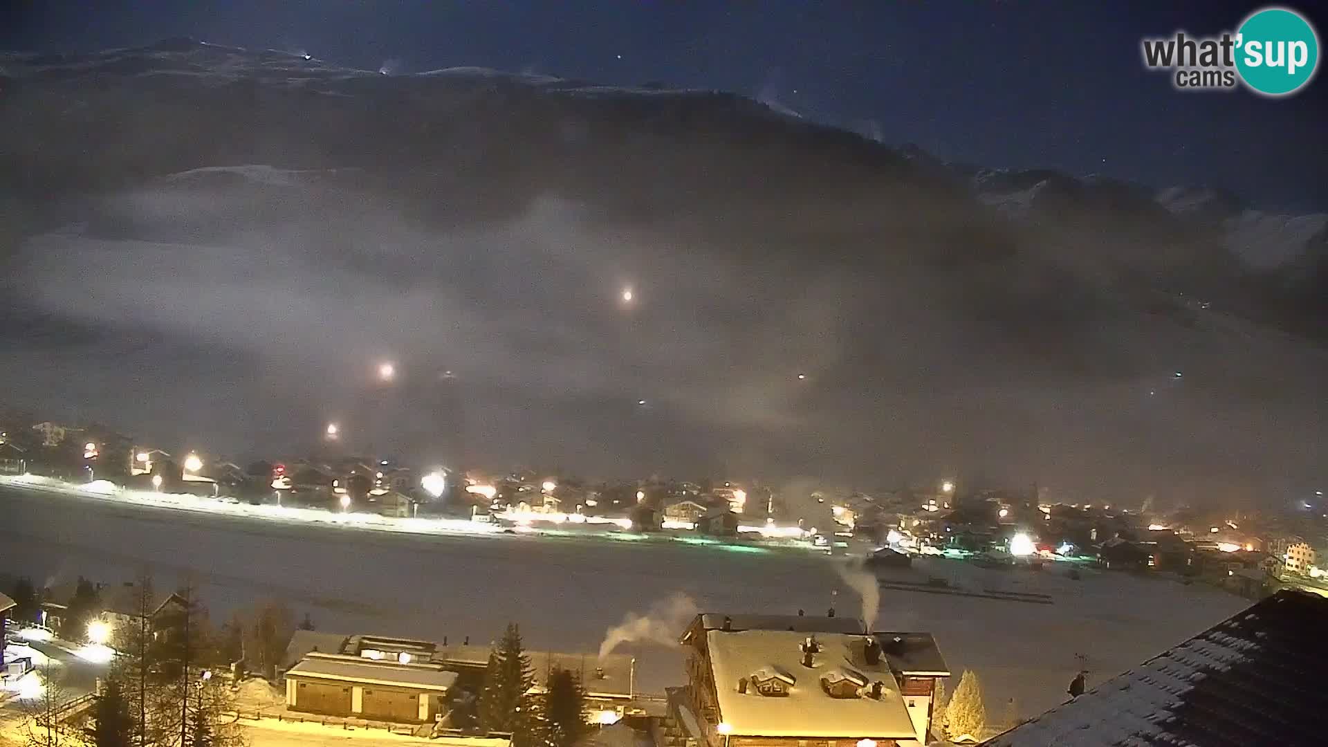 Amazing Livigno webcam panorama view from hotel Teola