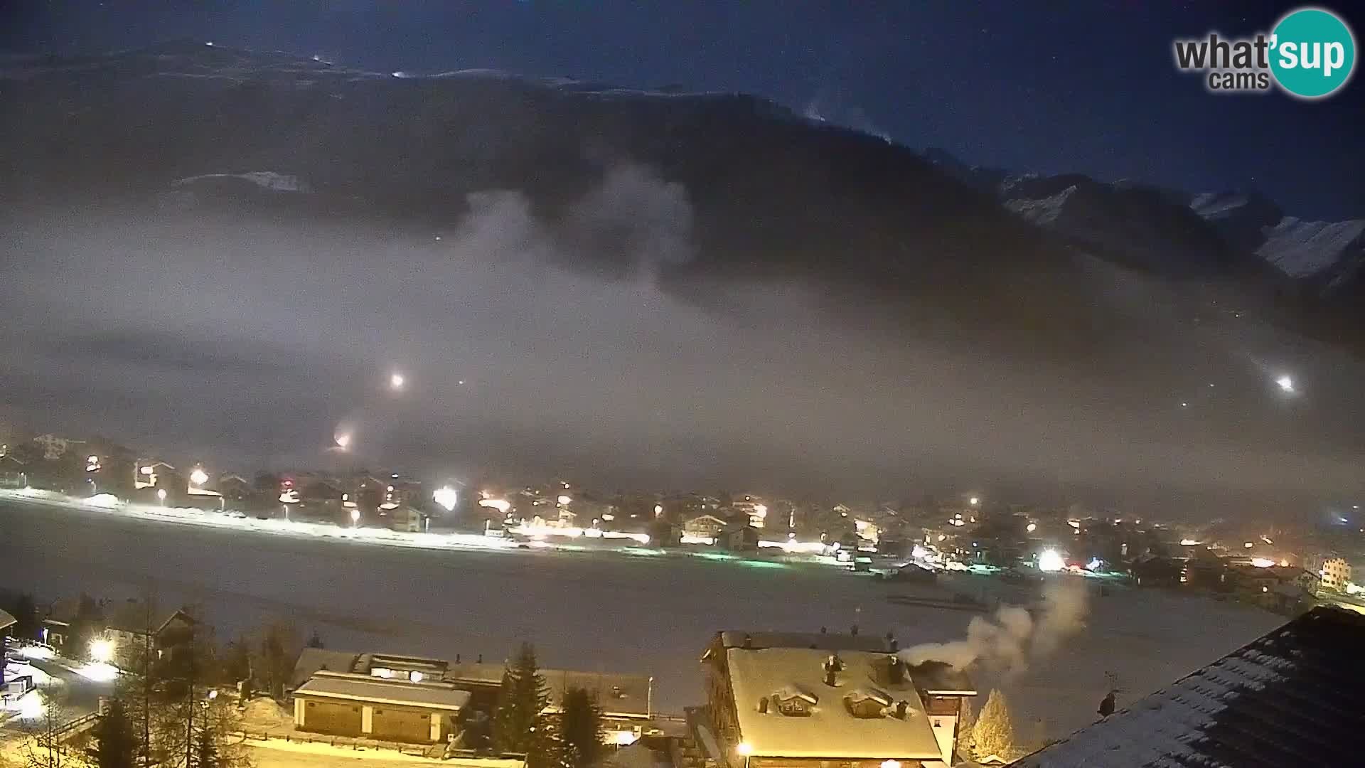 Amazing Livigno webcam panorama view from hotel Teola