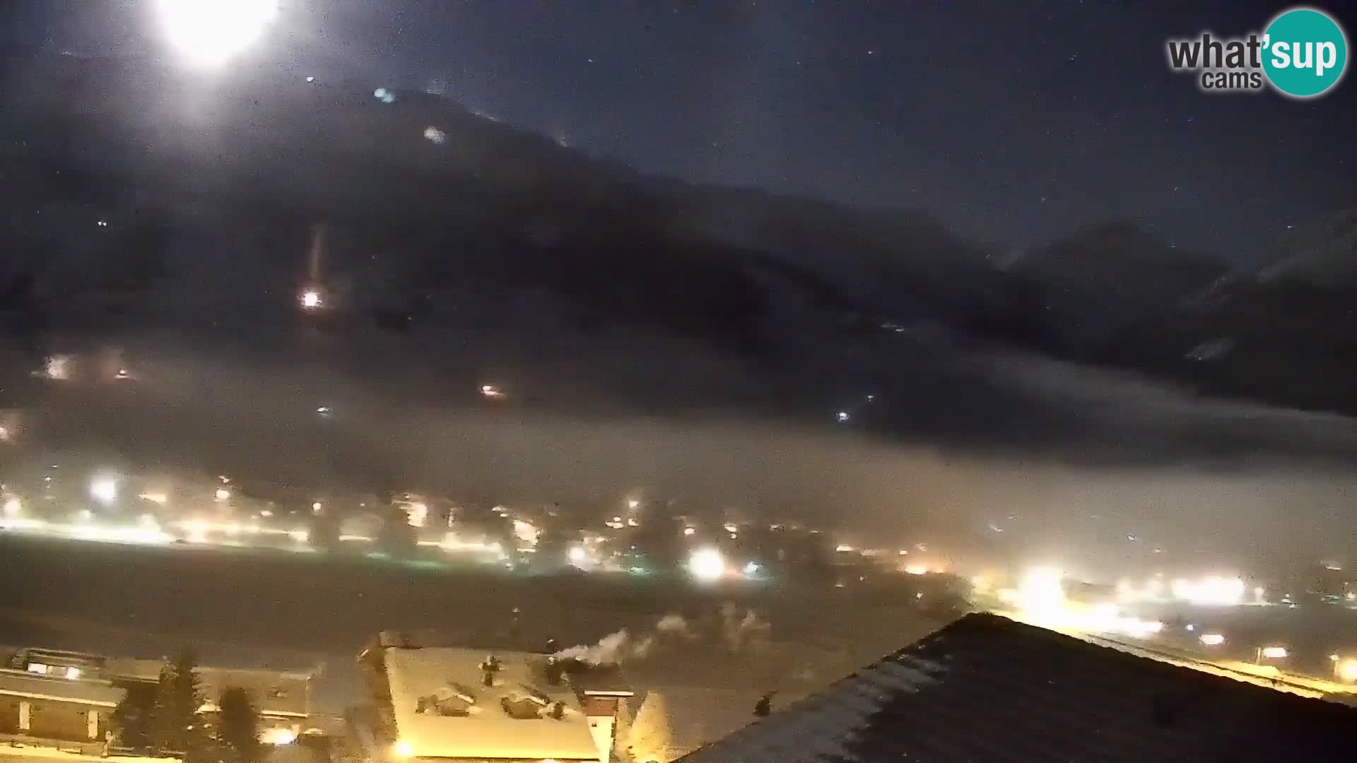 Amazing Livigno webcam panorama view from hotel Teola