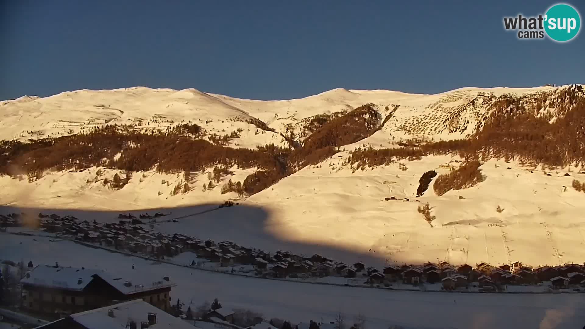 Amazing Livigno webcam panorama view from hotel Teola