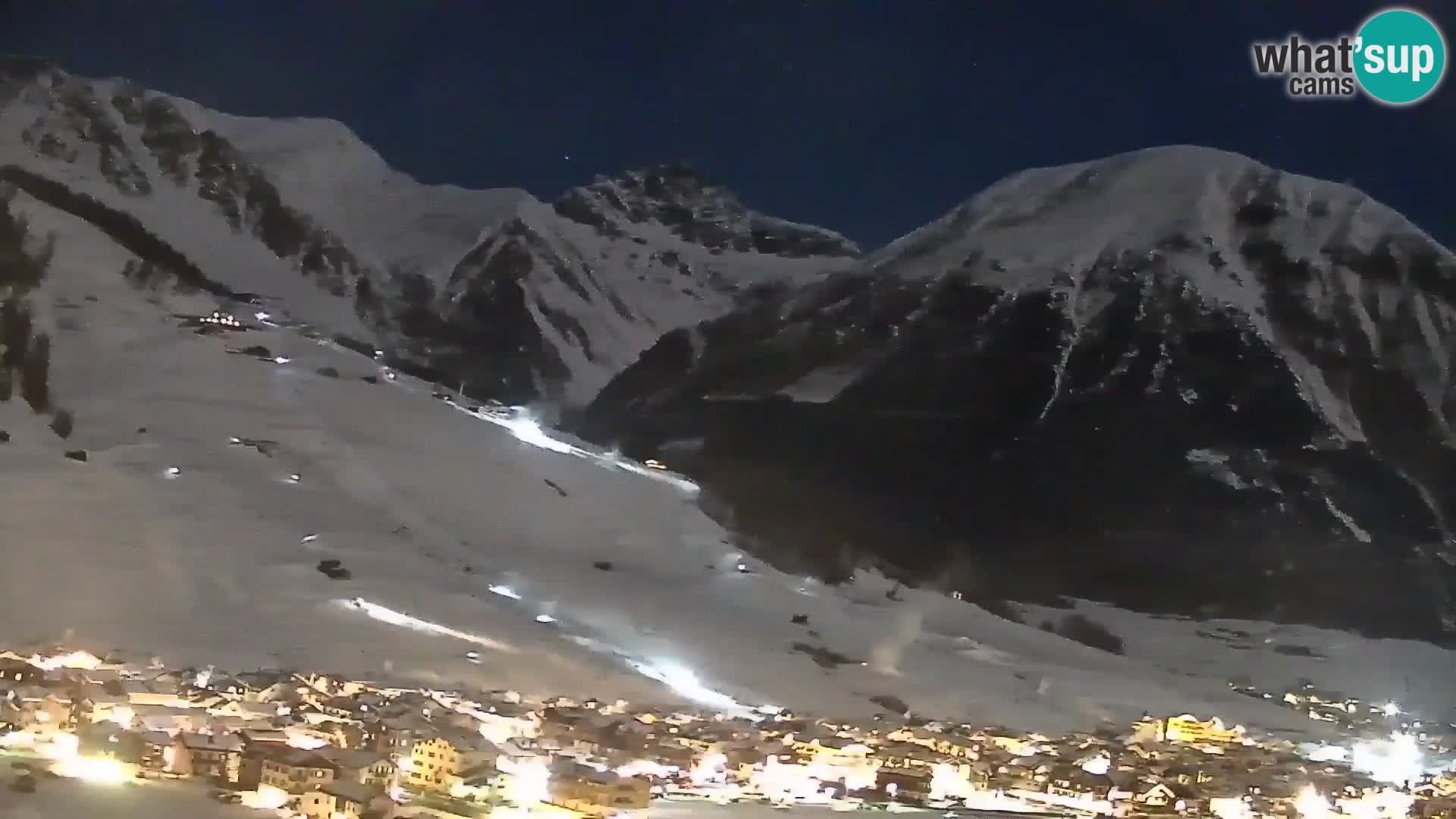 Amazing Livigno webcam panorama view from hotel Teola