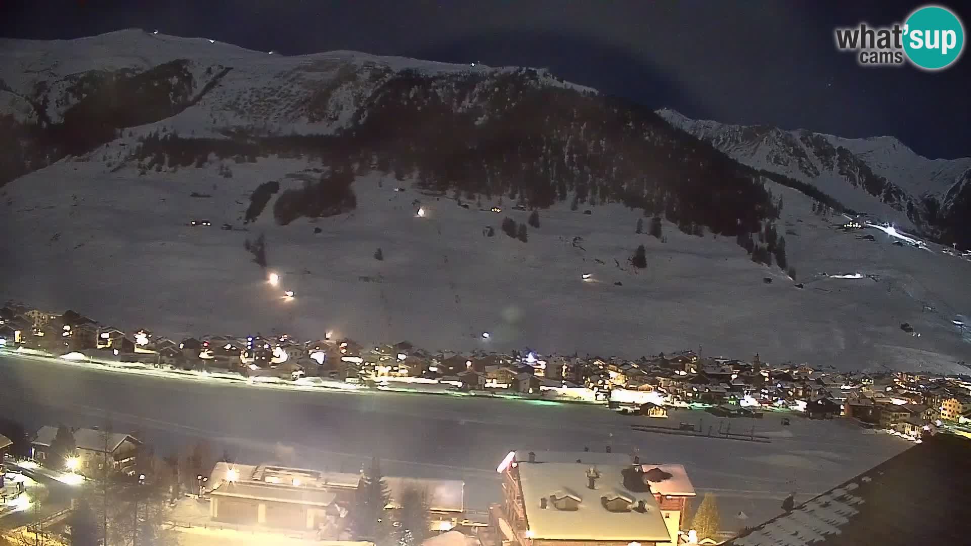 Amazing Livigno webcam panorama view from hotel Teola