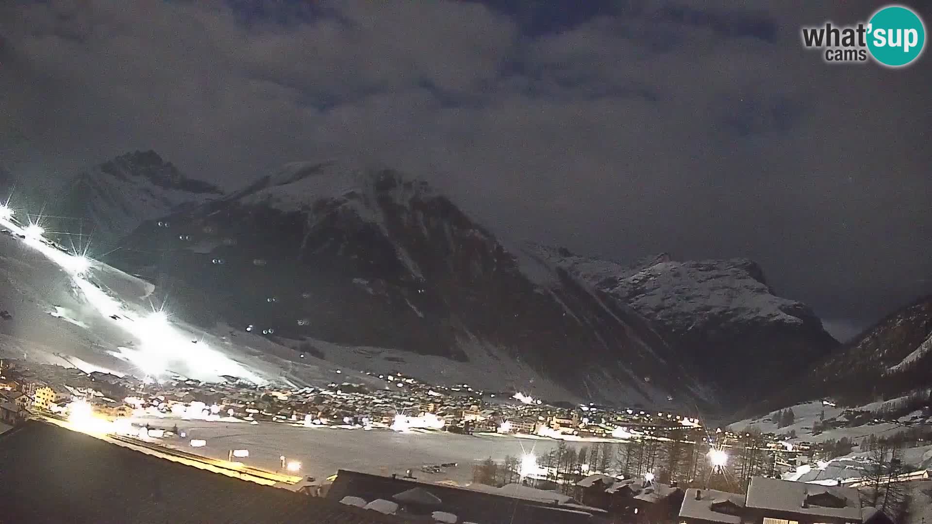 Amazing Livigno webcam panorama view from hotel Teola