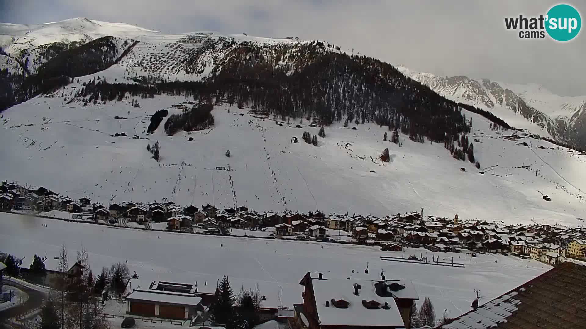 Amazing Livigno webcam panorama view from hotel Teola