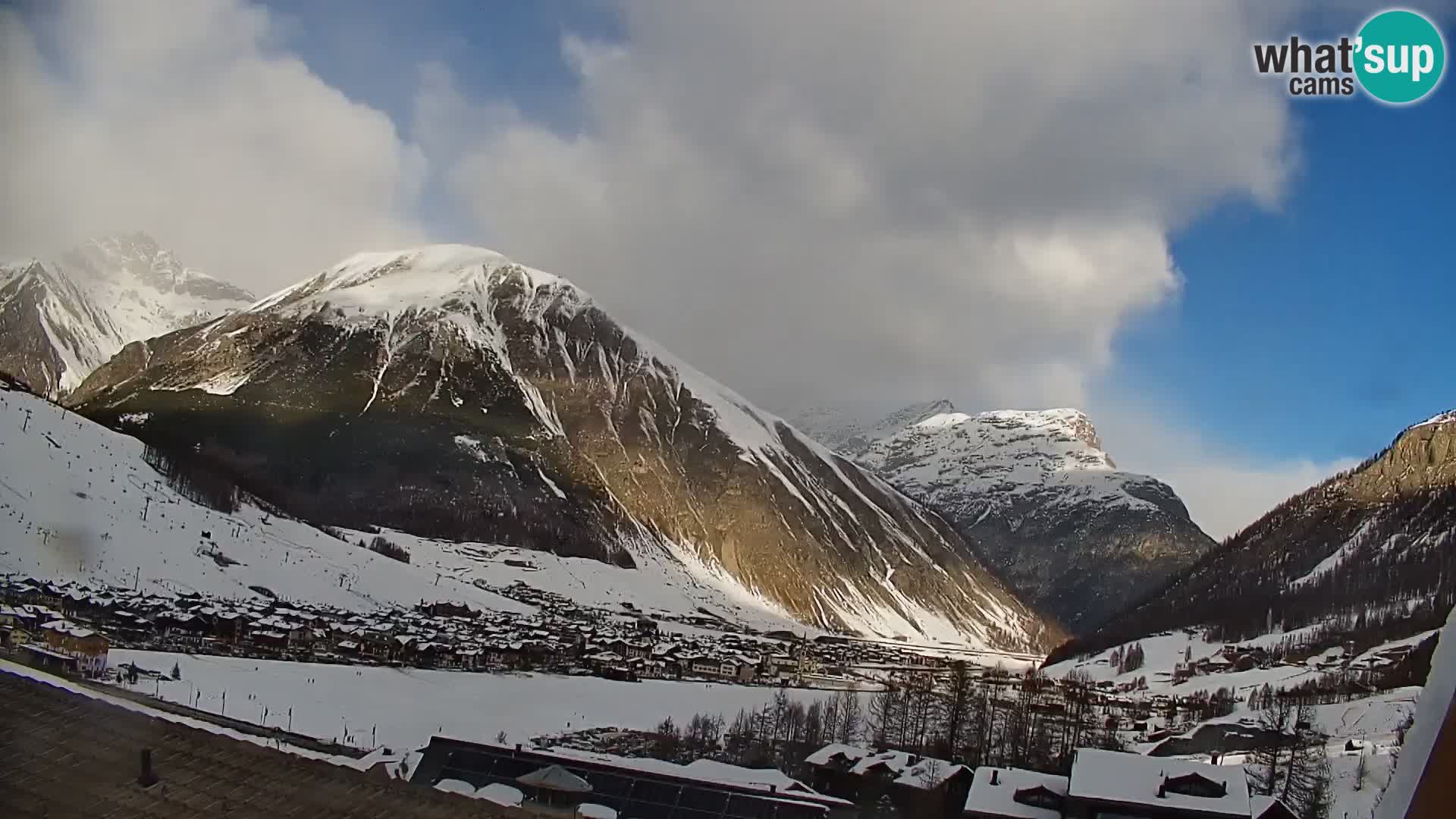 Amazing Livigno webcam panorama view from hotel Teola