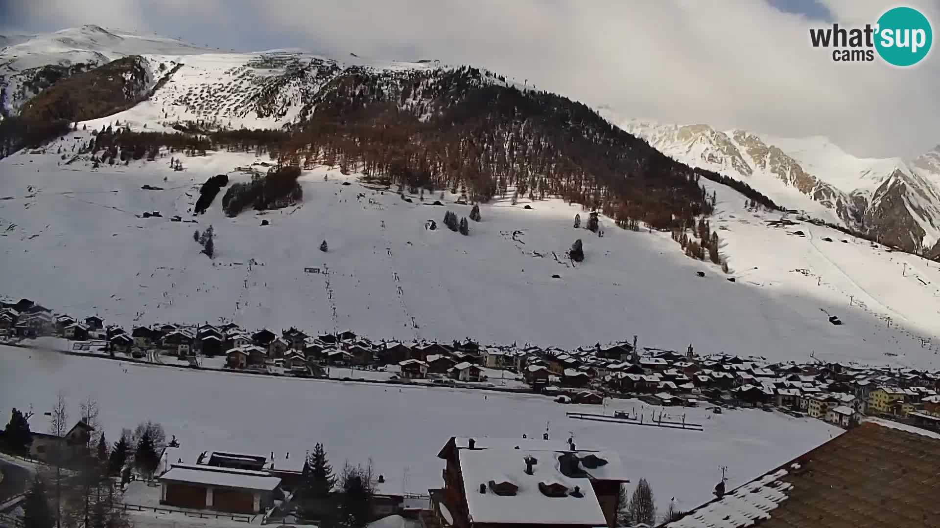 Amazing Livigno webcam panorama view from hotel Teola