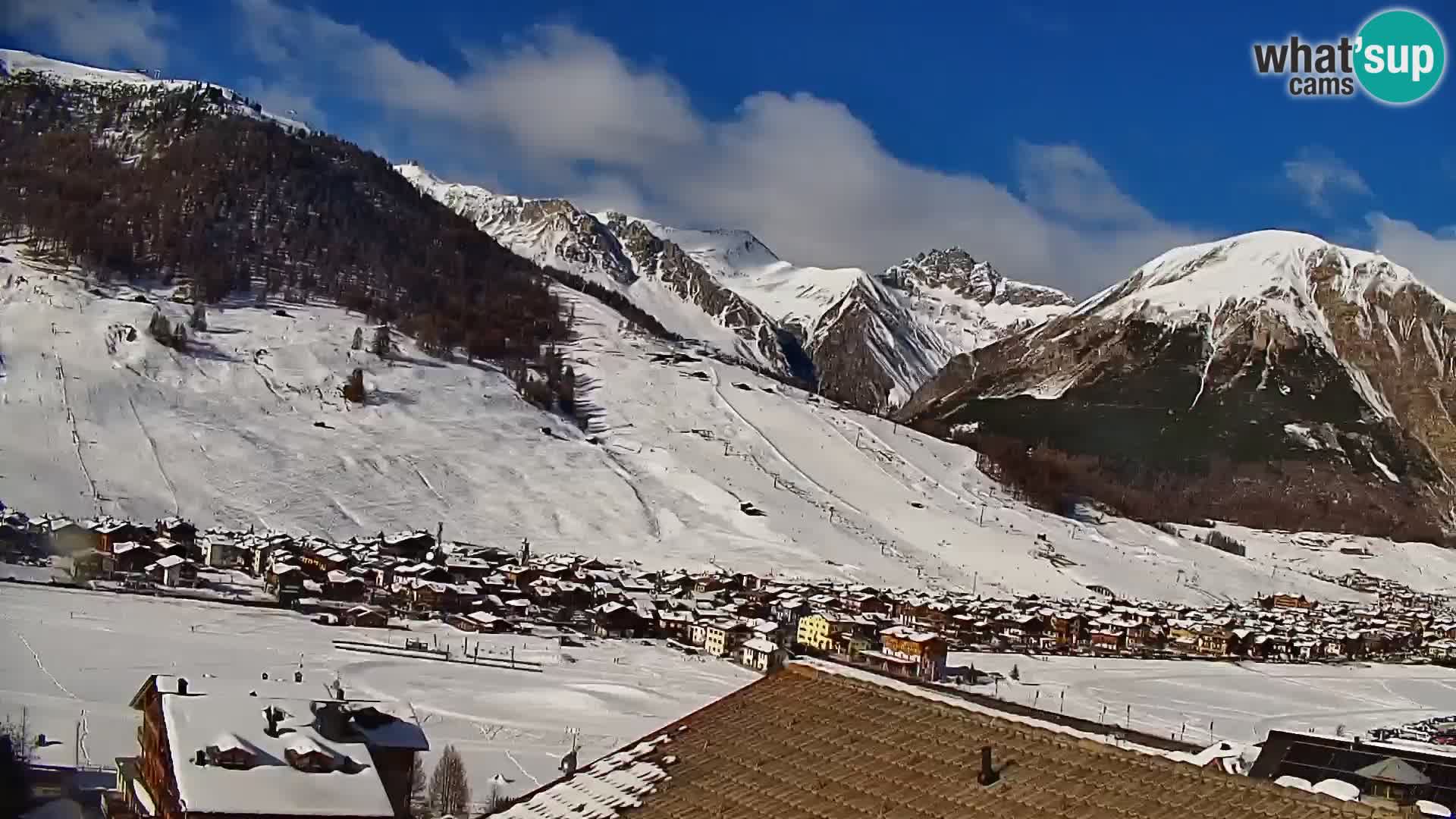 Amazing Livigno webcam panorama view from hotel Teola